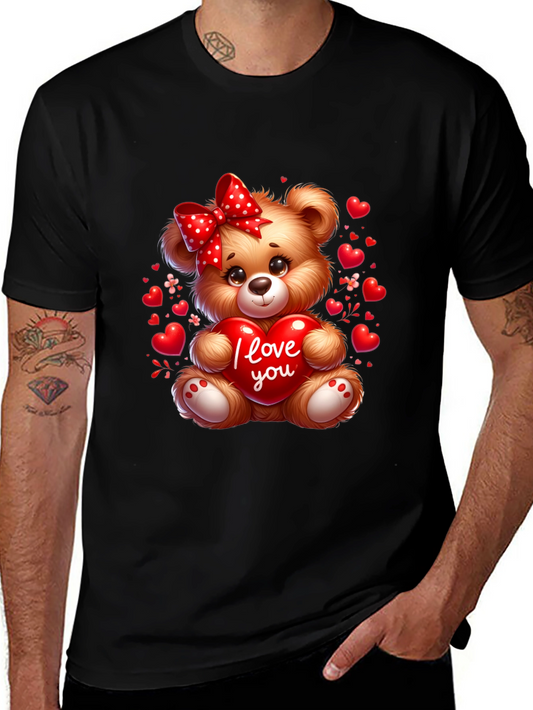 I Love You Teddy Bear T-Shirt