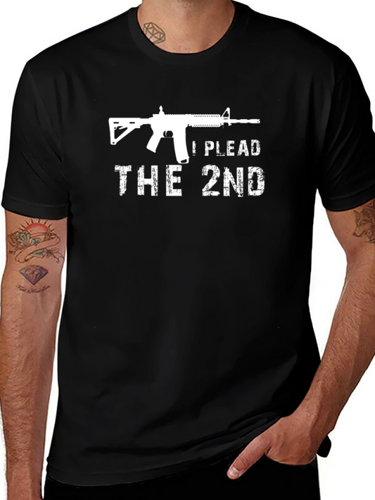 I Plead The 2nd Amendment Gun T-Shirt