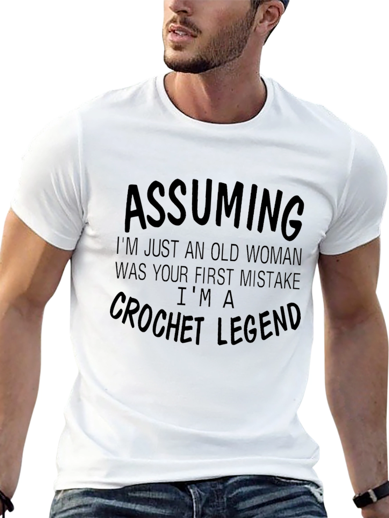 Crochet Legend T-Shirt - Old Womans Mistake