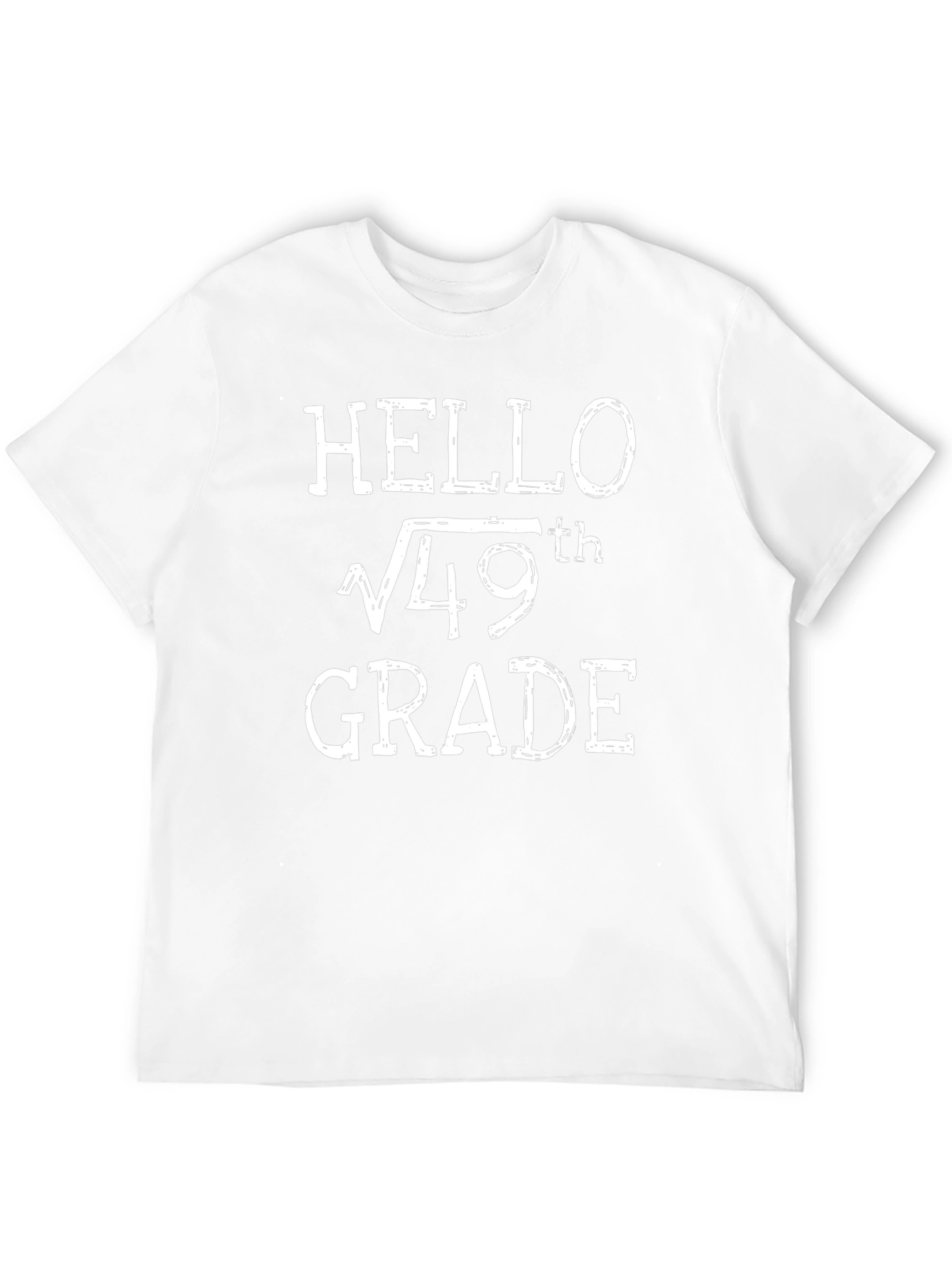 Hello 7th Grade T-Shirt - Math Pun Tee