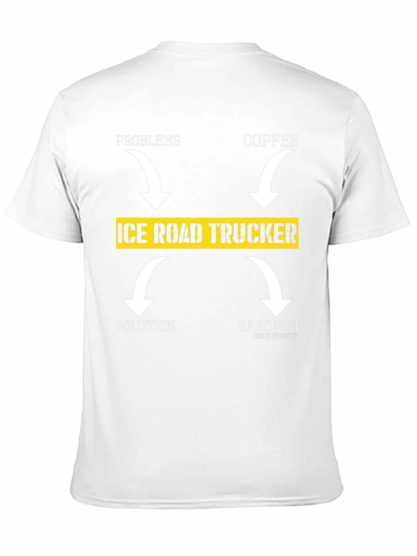 Ice Road Trucker T-Shirt - Coffee Solution Sarcasm