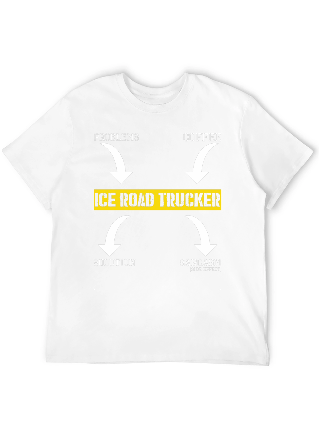 Ice Road Trucker T-Shirt - Coffee Solution Sarcasm