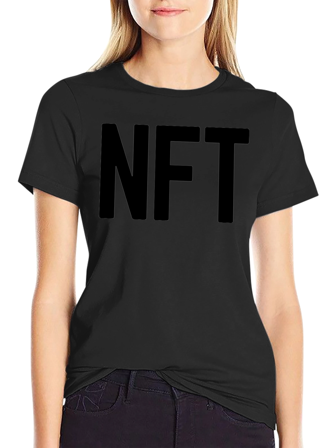 NFT Bold Statement Black T-Shirt
