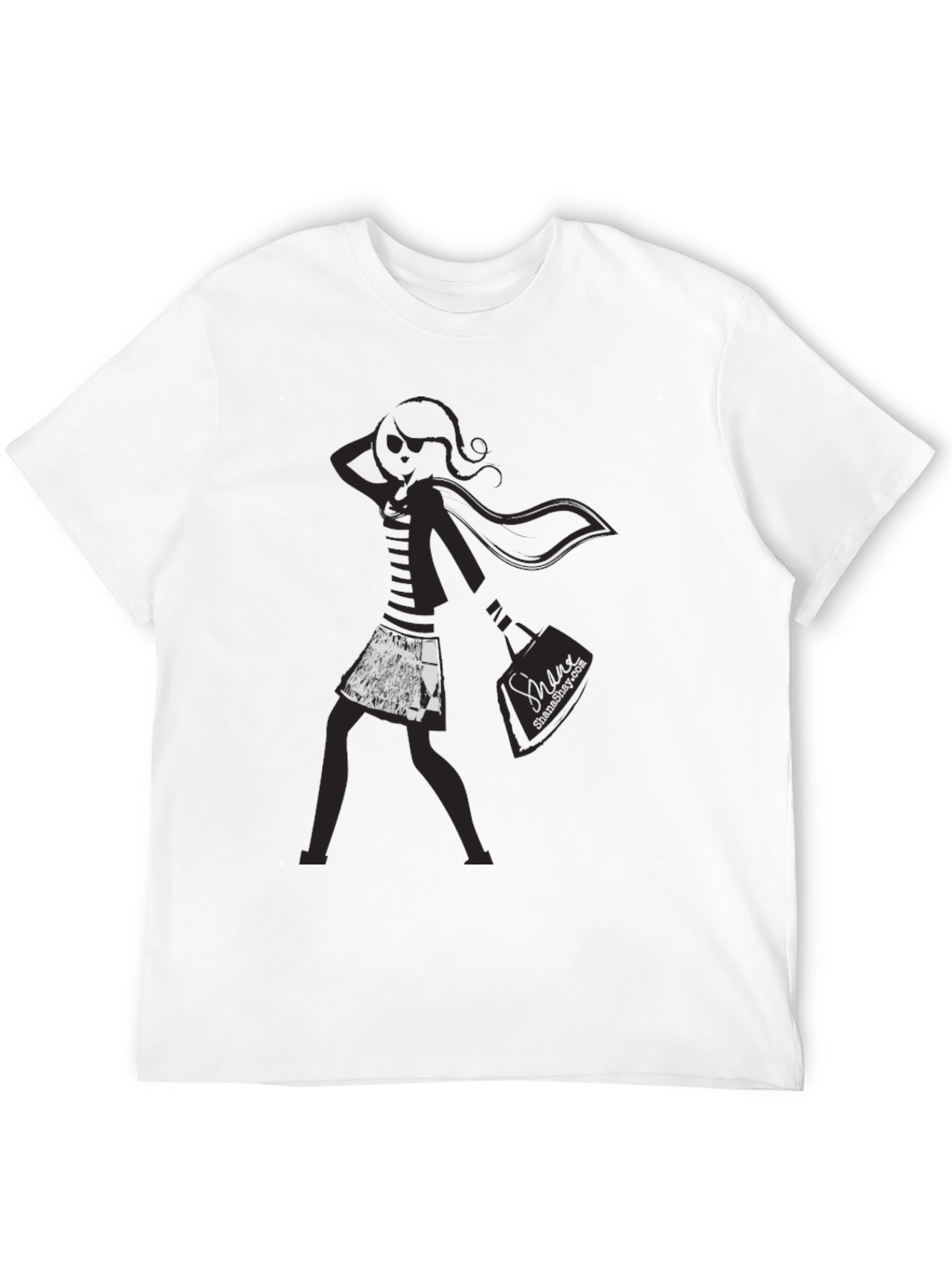 Stylish Black Graphic Tee