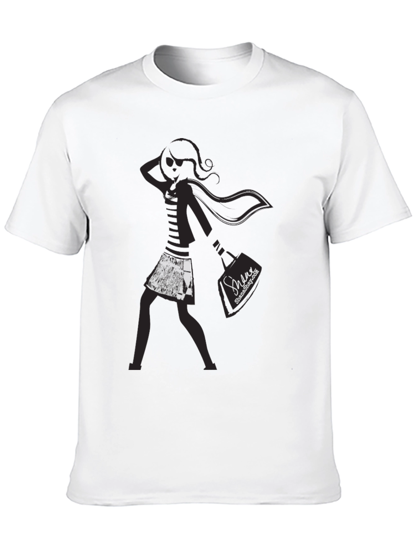 Stylish Black Graphic Tee