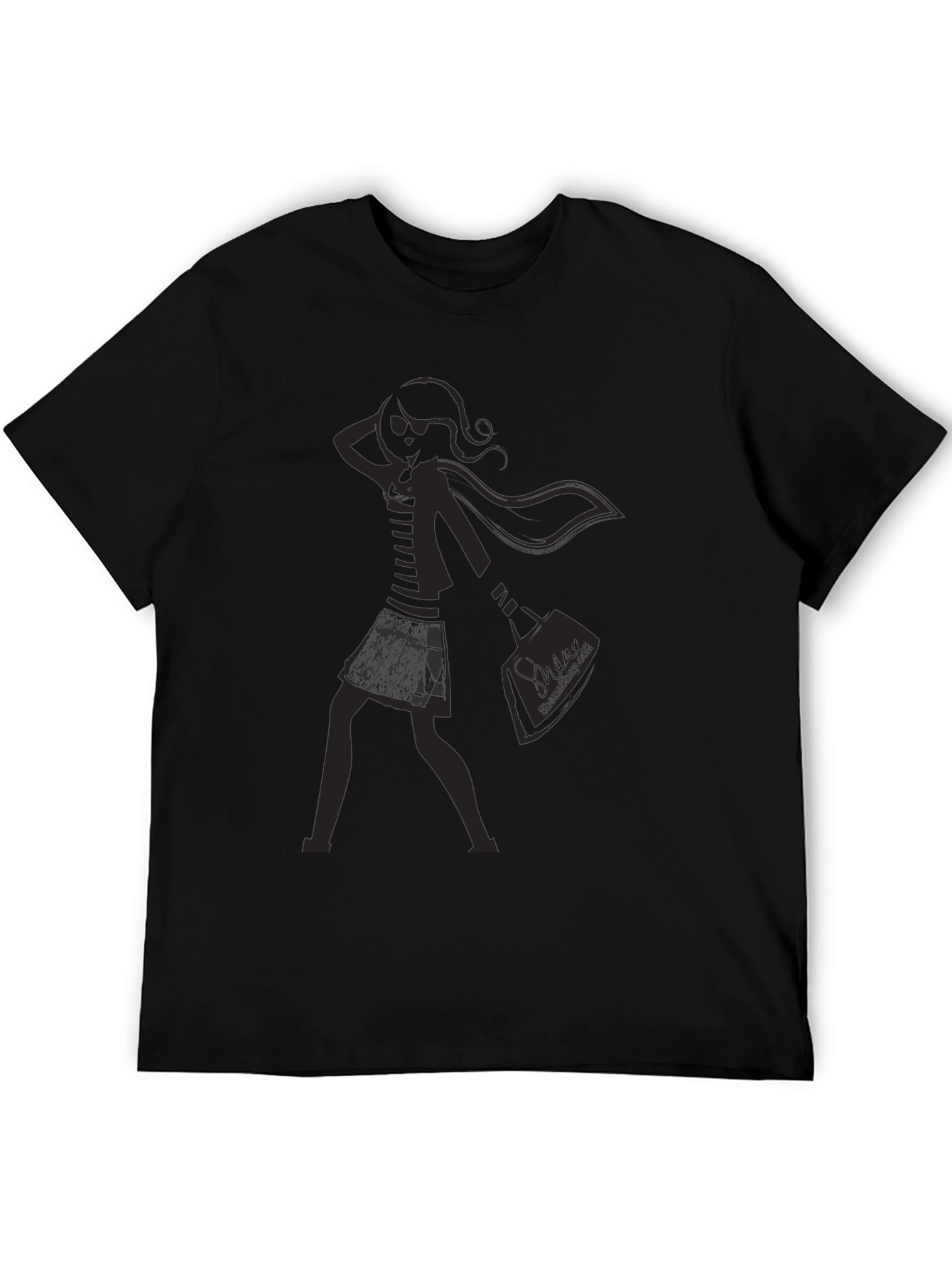 Stylish Black Graphic Tee