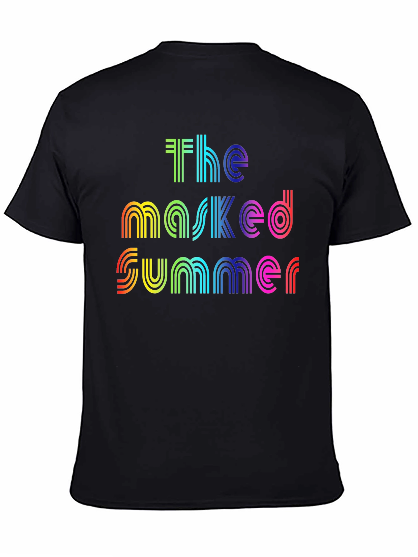The Masked Summer Rainbow Graphic T-Shirt