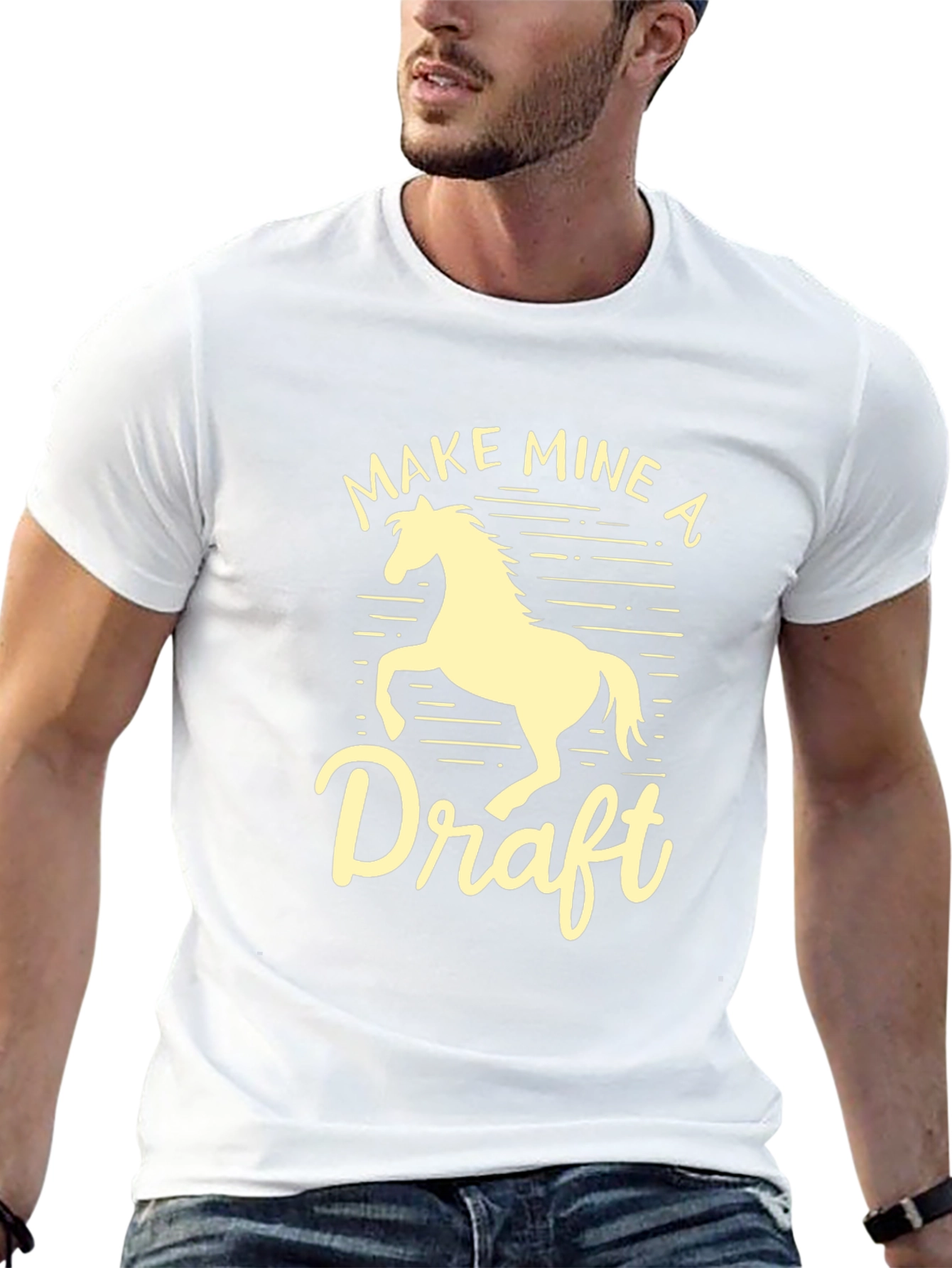 Make Mine a Draft Horse Graphic T-Shirt
