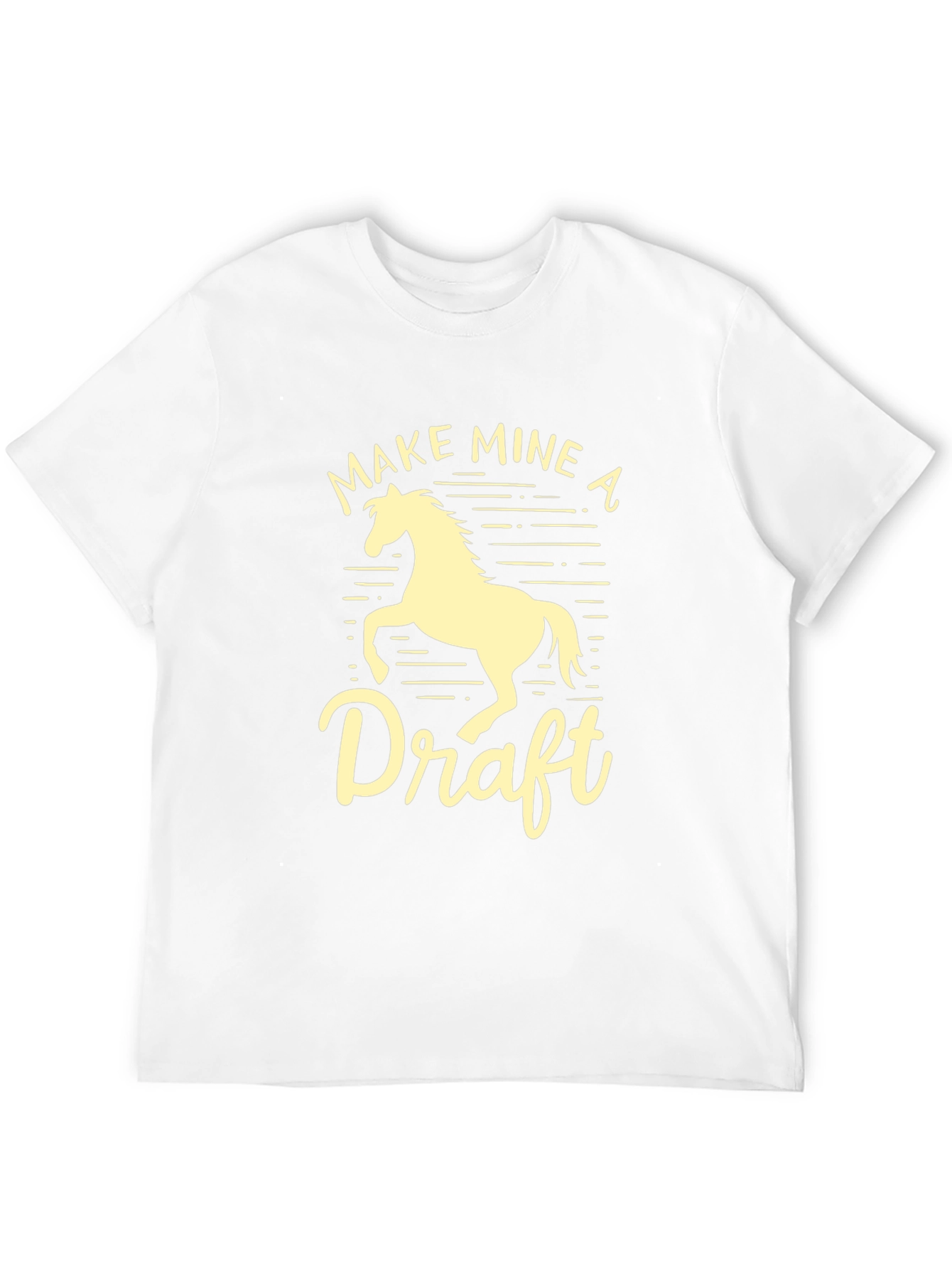 Make Mine a Draft Horse Graphic T-Shirt