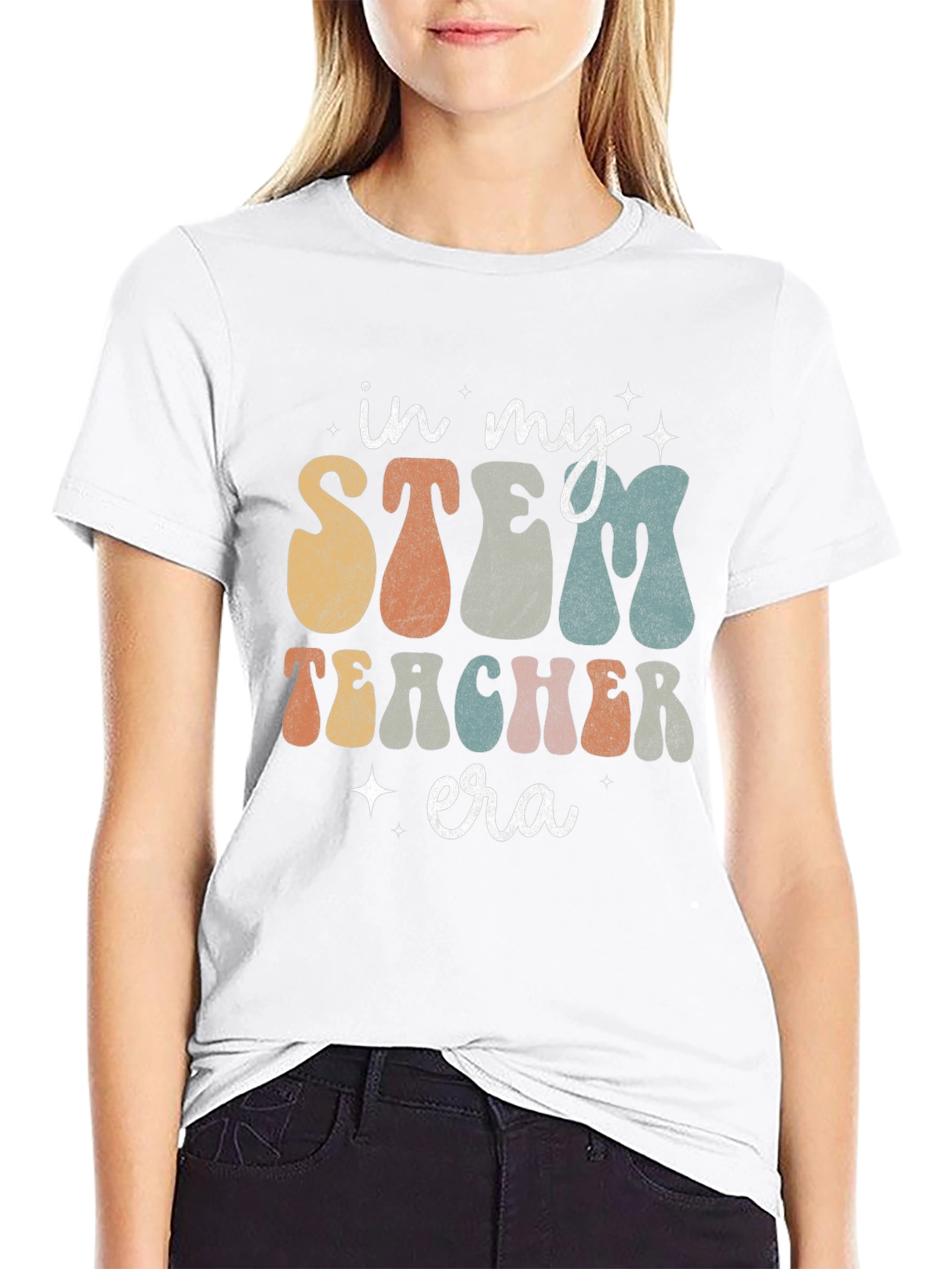STEM Teacher Era Graphic T-Shirt
