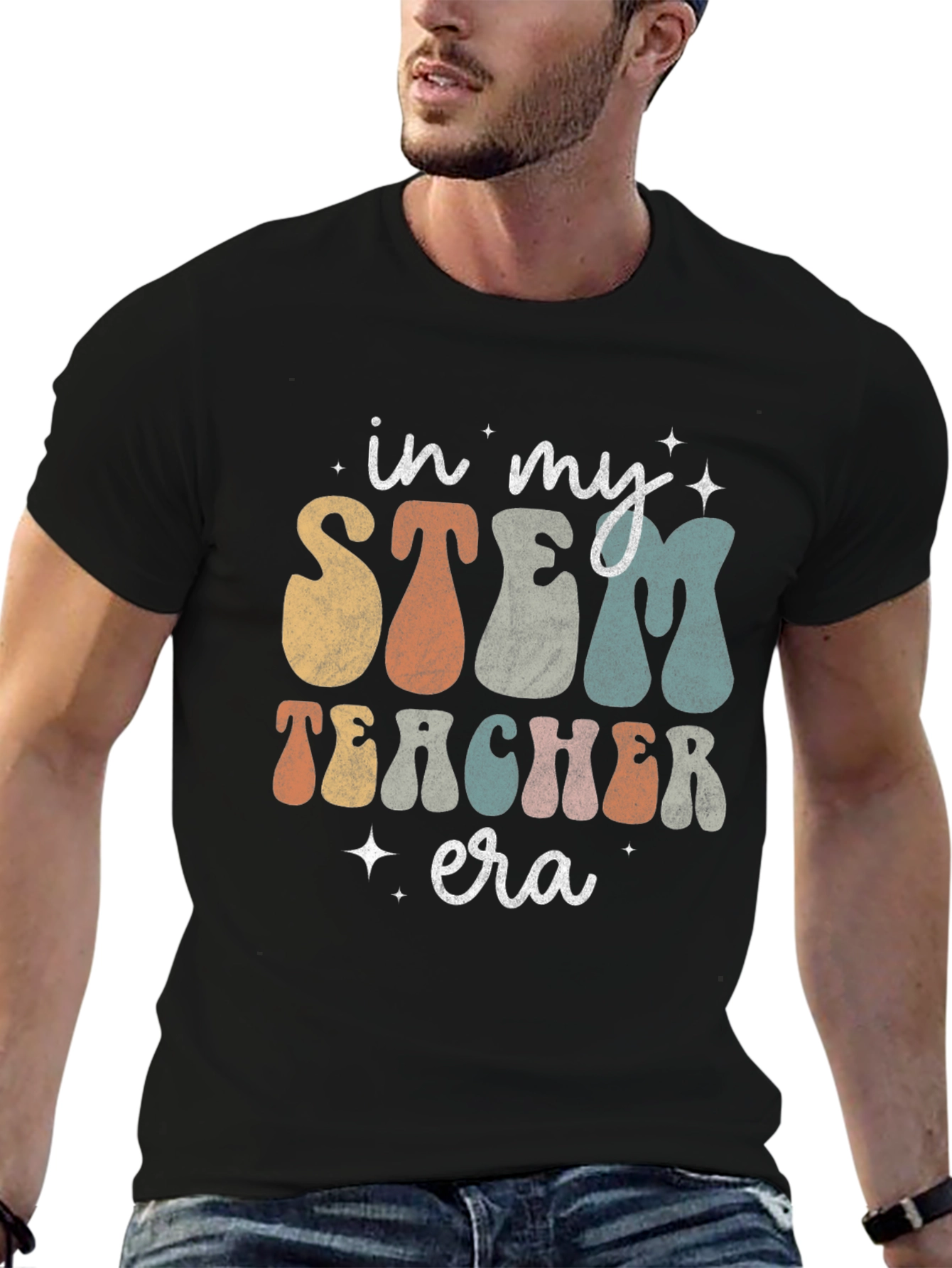STEM Teacher Era Graphic T-Shirt