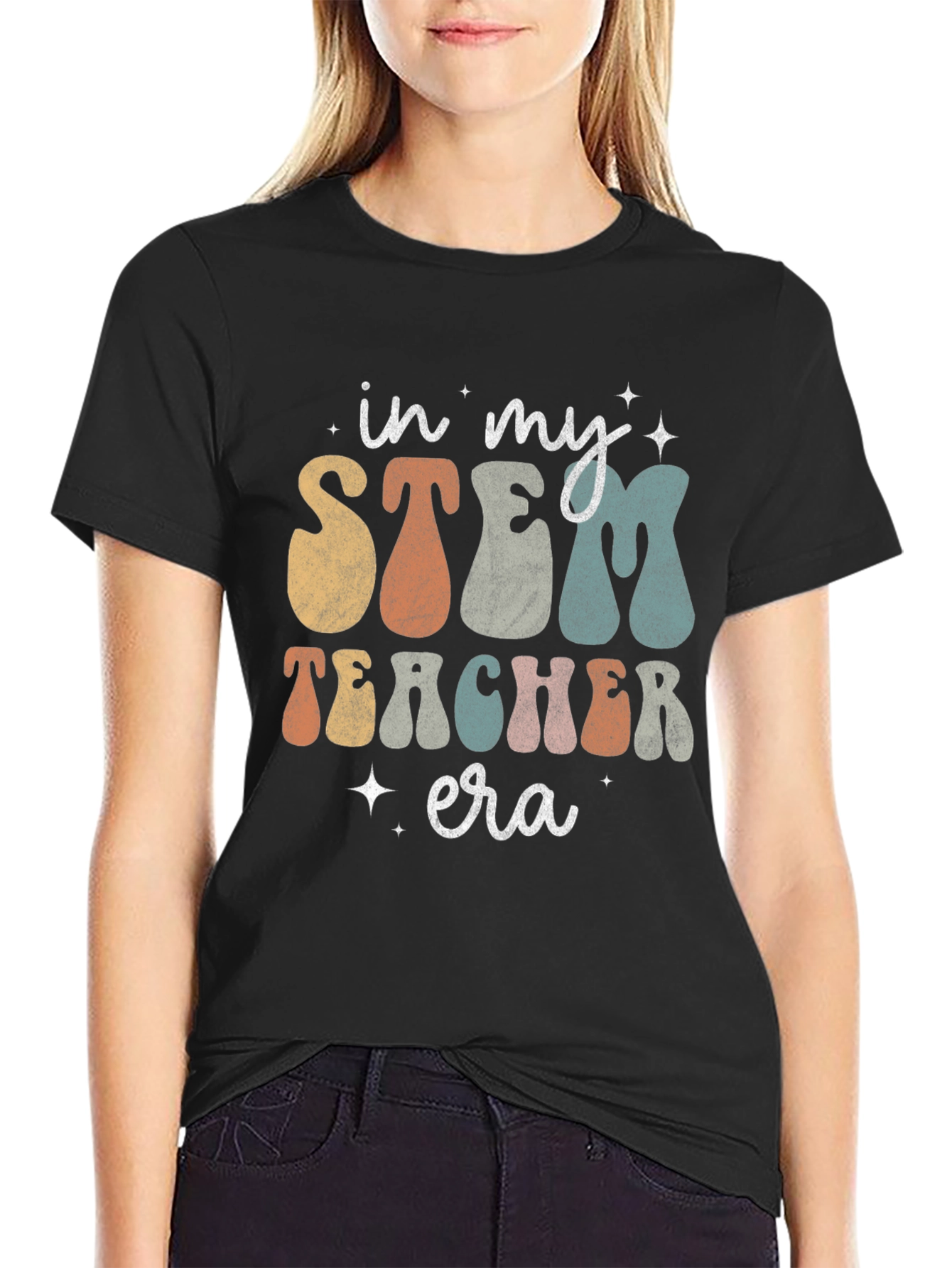 STEM Teacher Era Graphic T-Shirt