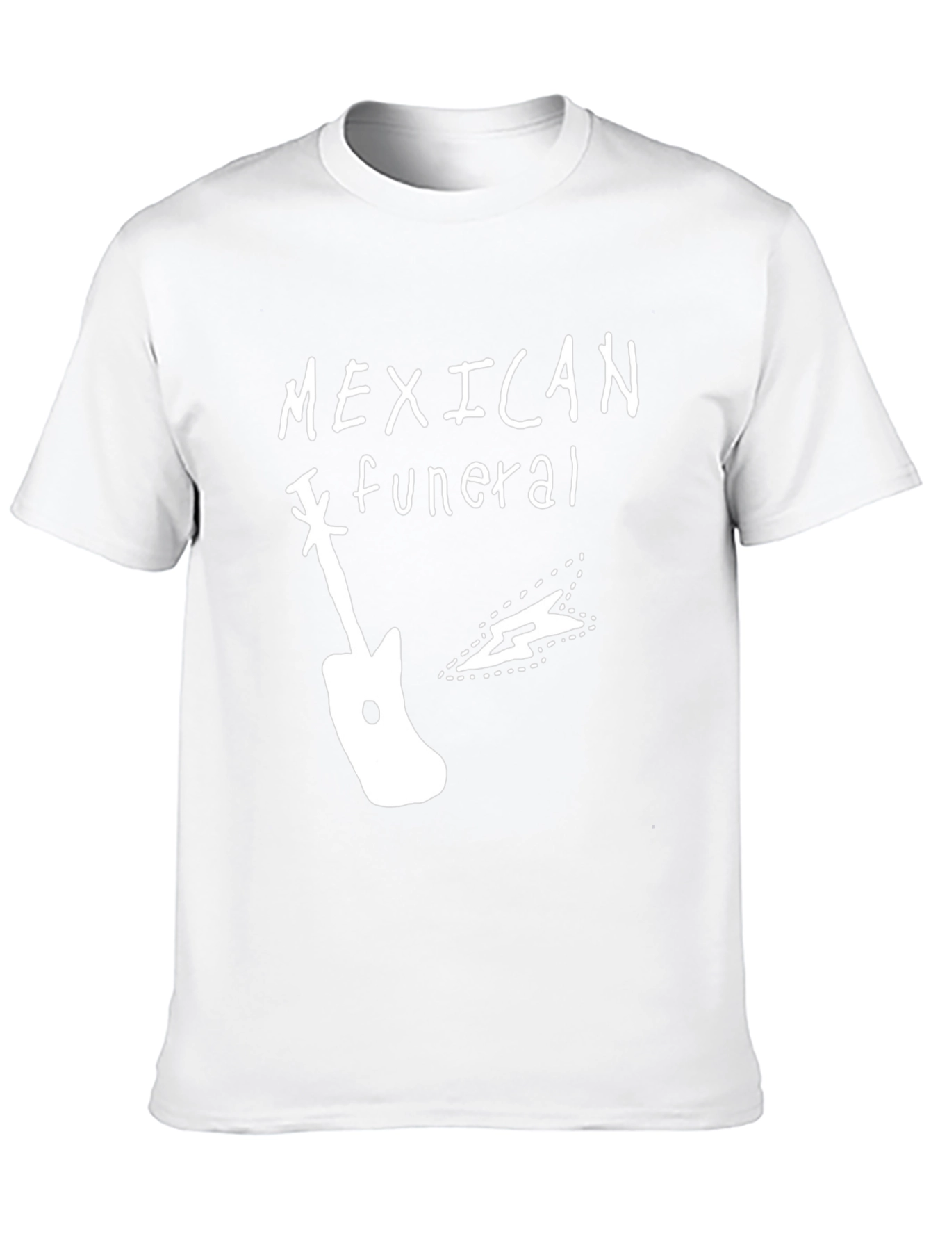 Mexican Funeral Graphic T-Shirt - Black Cotton Blend