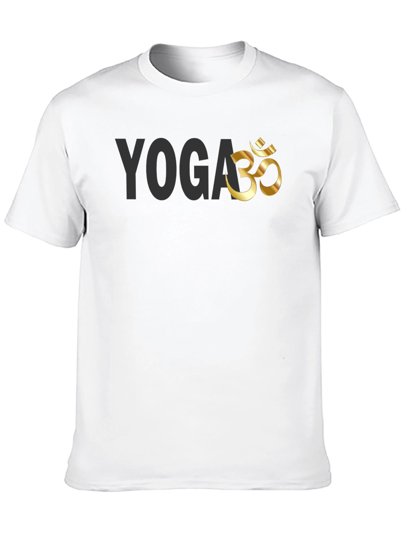 Yoga Om Symbol Graphic Tee - Black