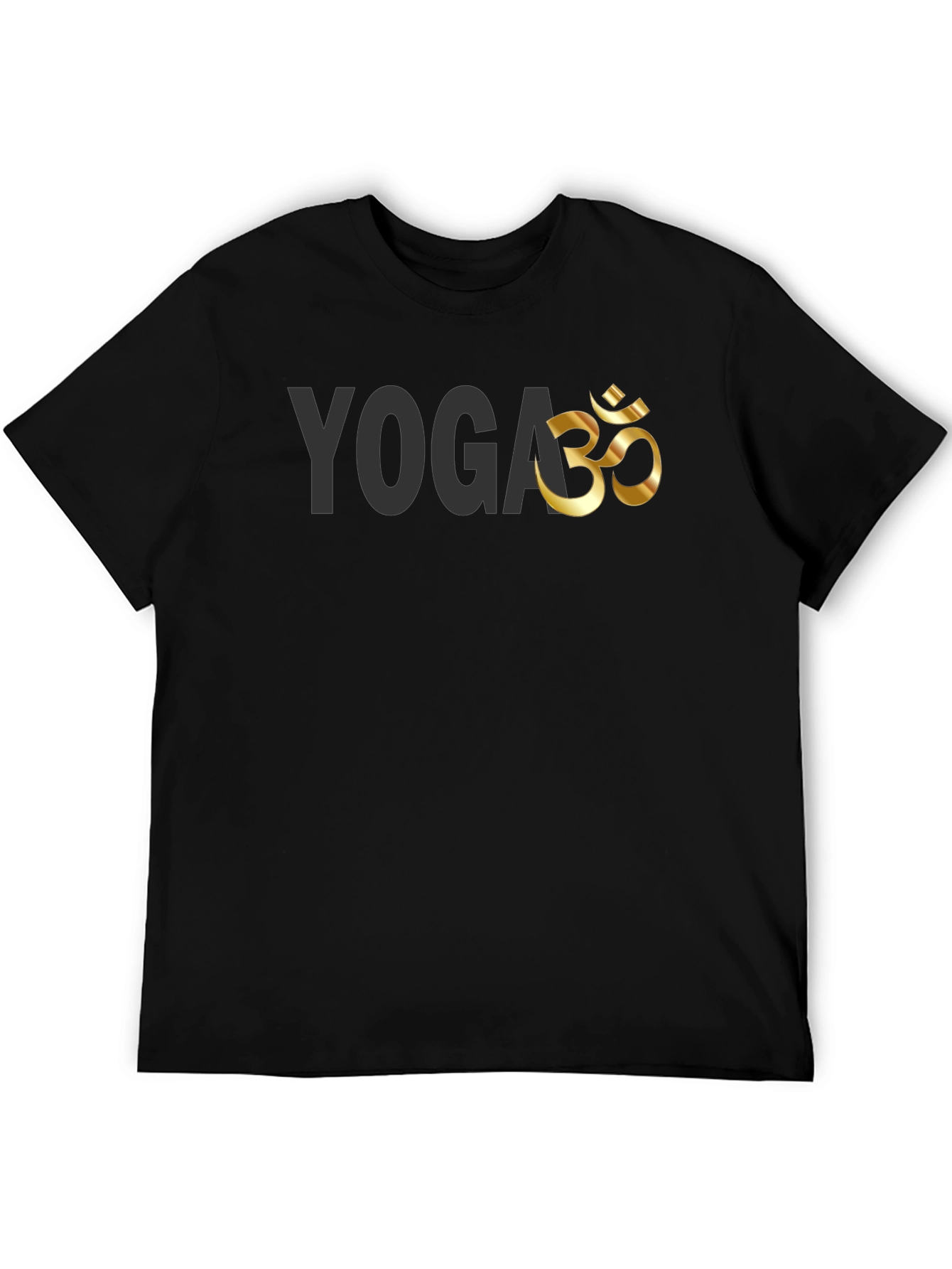 Yoga Om Symbol Graphic Tee - Black