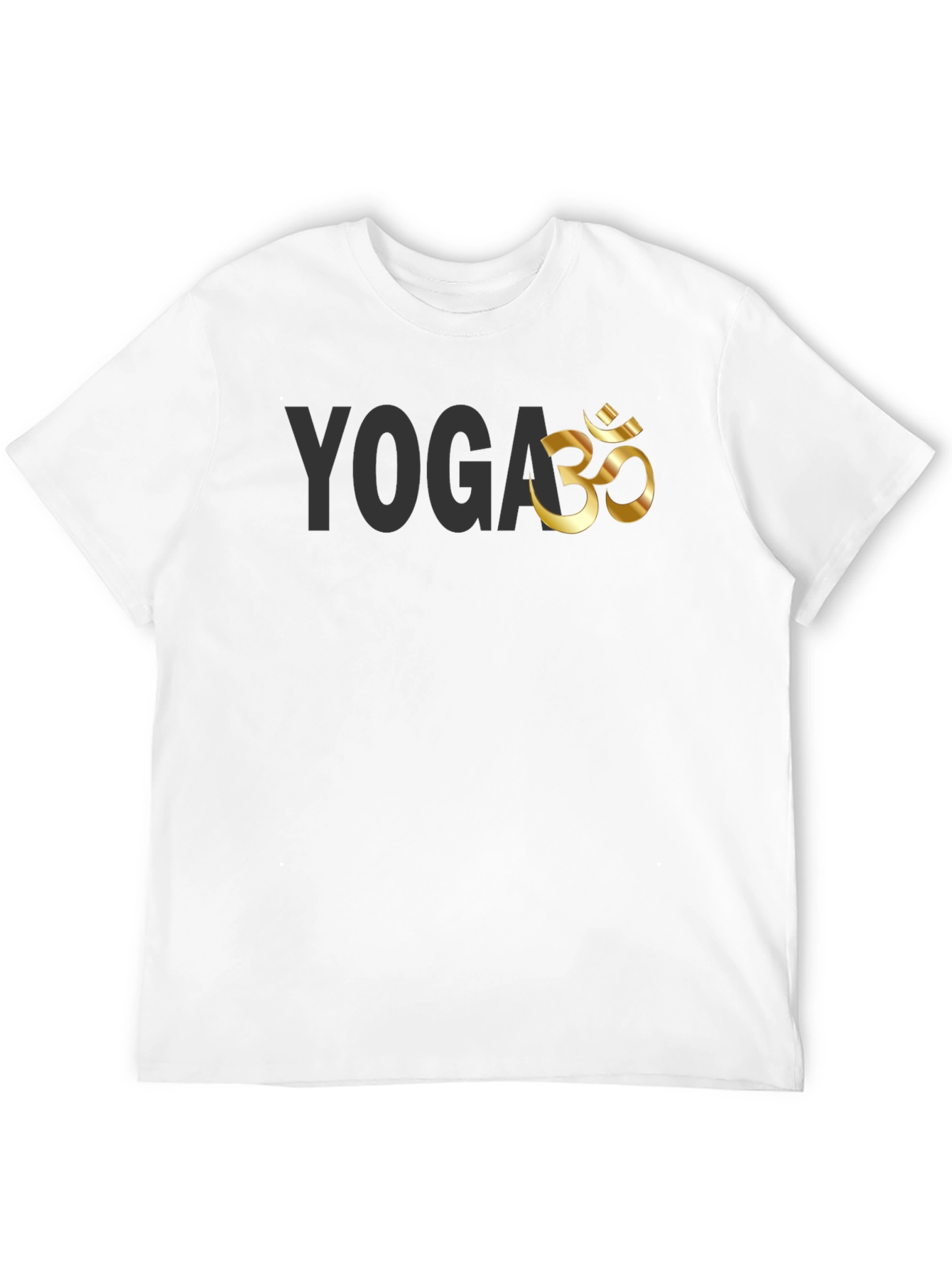 Yoga Om Symbol Graphic Tee - Black