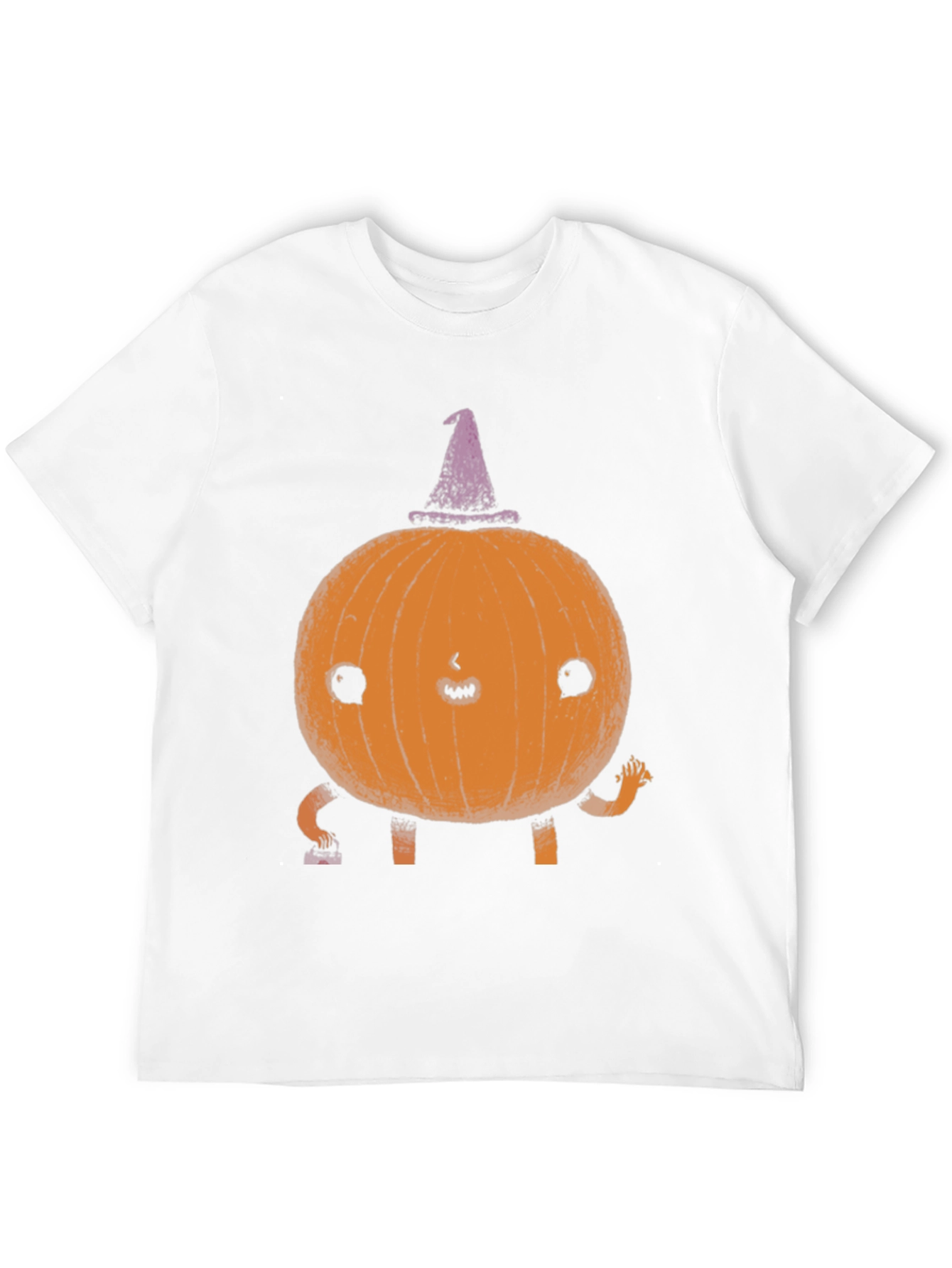 Whimsical Pumpkin Witch T-Shirt