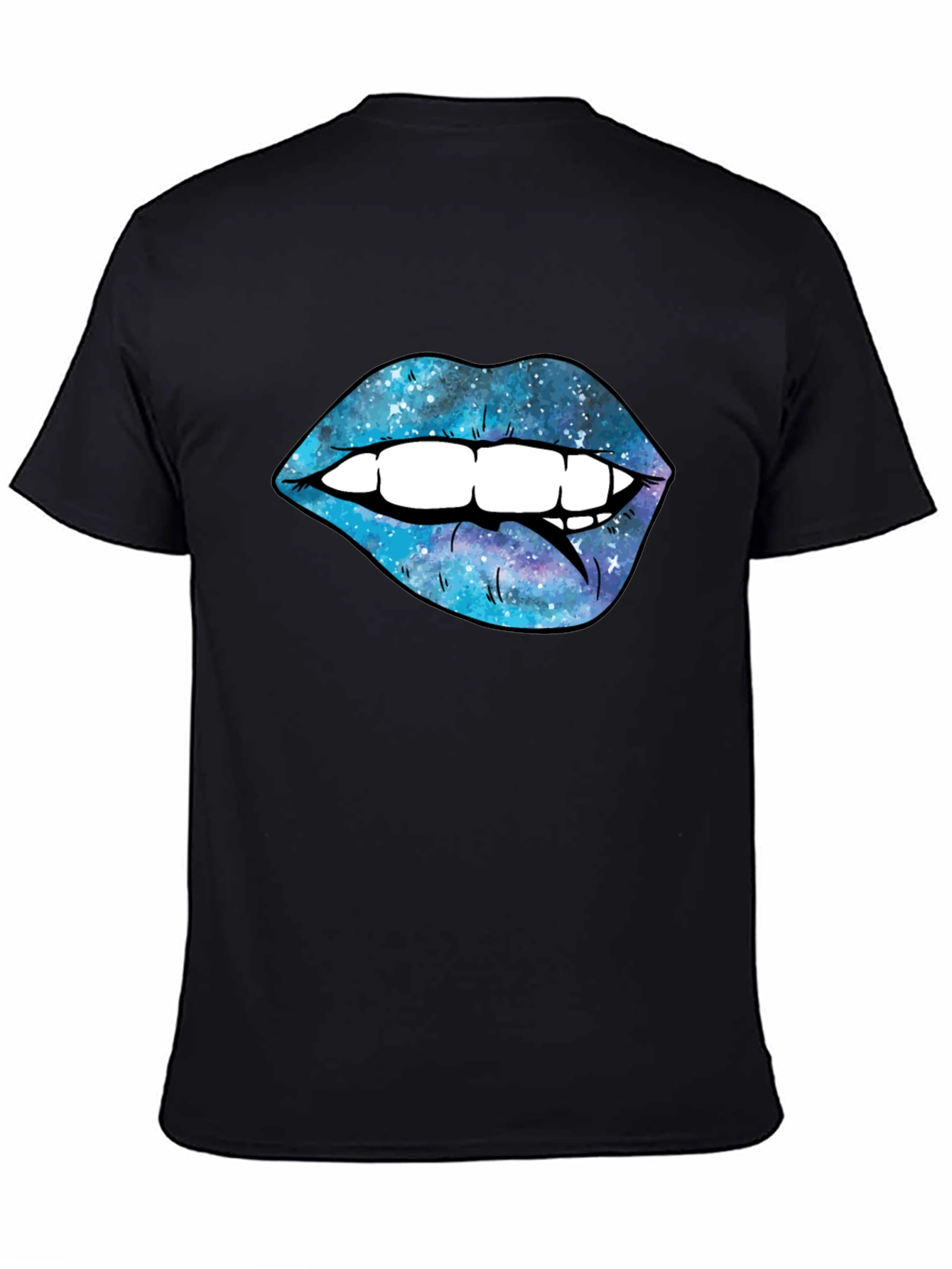 Galaxy Lips Graphic Tee - Stylish Mens T-Shirt