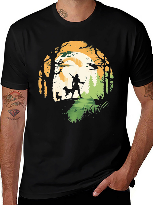 Hunter & Dogs Graphic Tee