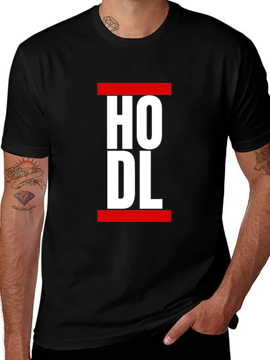 HODL Graphic Tee - Crypto Inspired Black T-Shirt