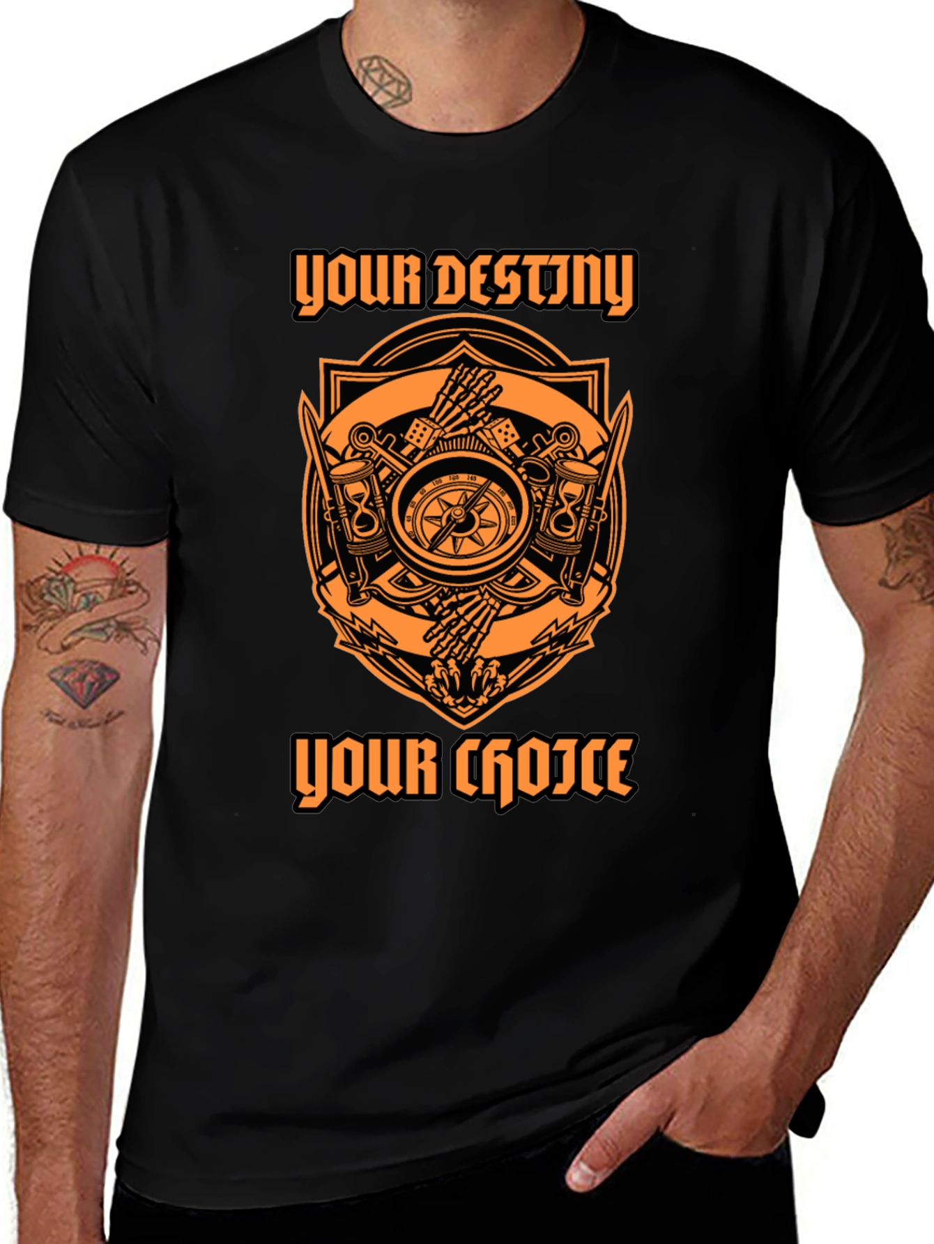Destiny Choice Graphic Tee - Black