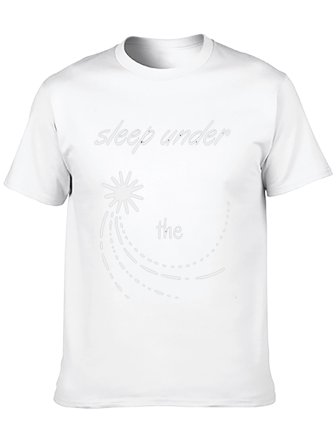 Sleep Under the Stars Black Graphic T-Shirt