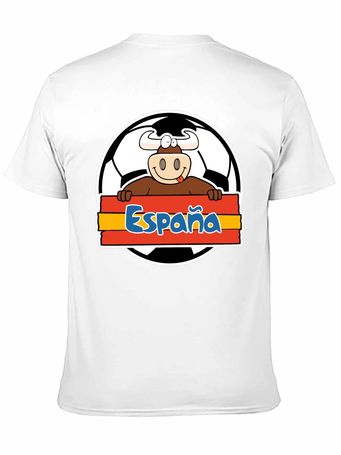 Spain Soccer Bull T-Shirt - Viva España Football Tee!