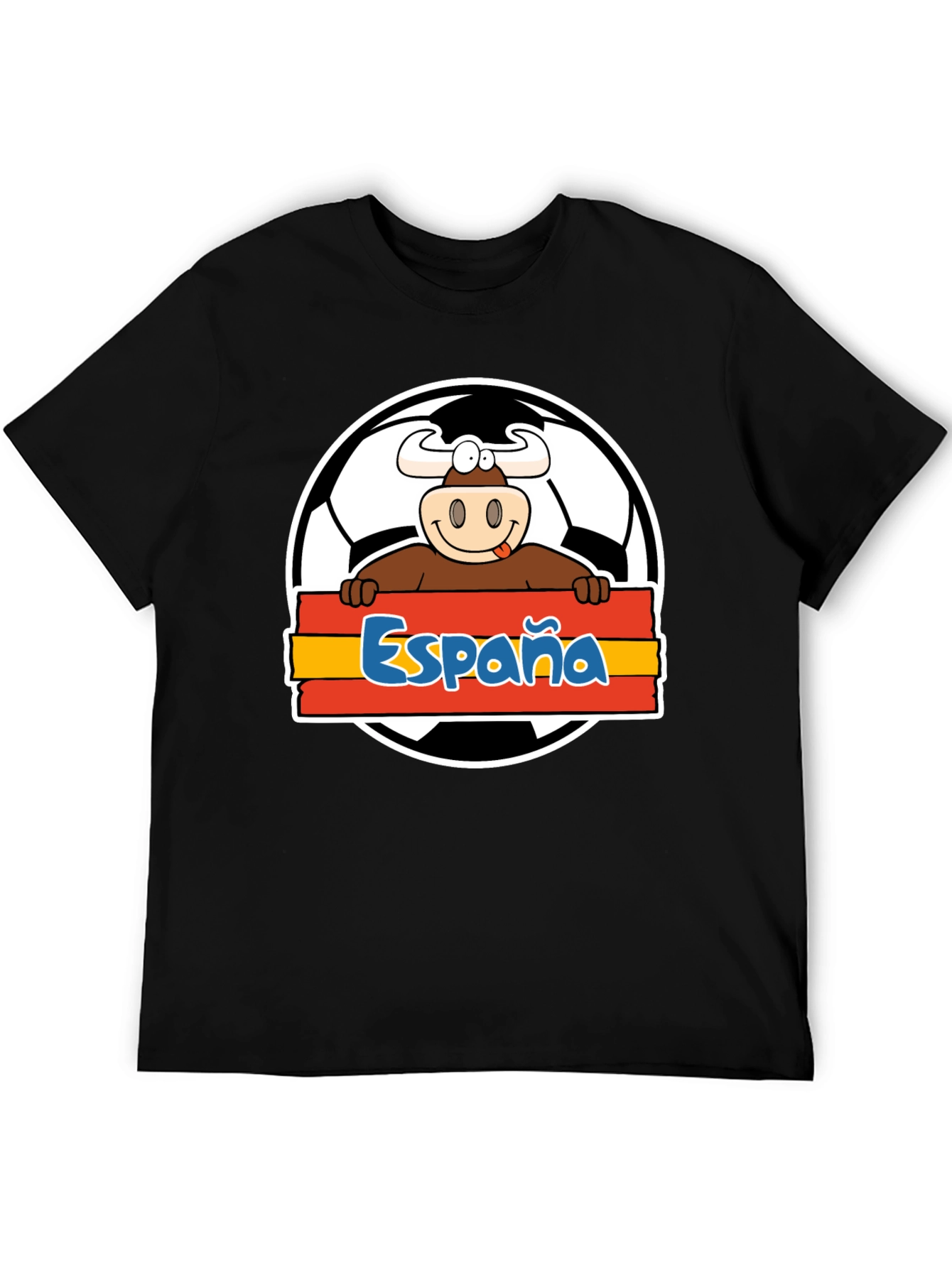 Spain Soccer Bull T-Shirt - Viva España Football Tee!