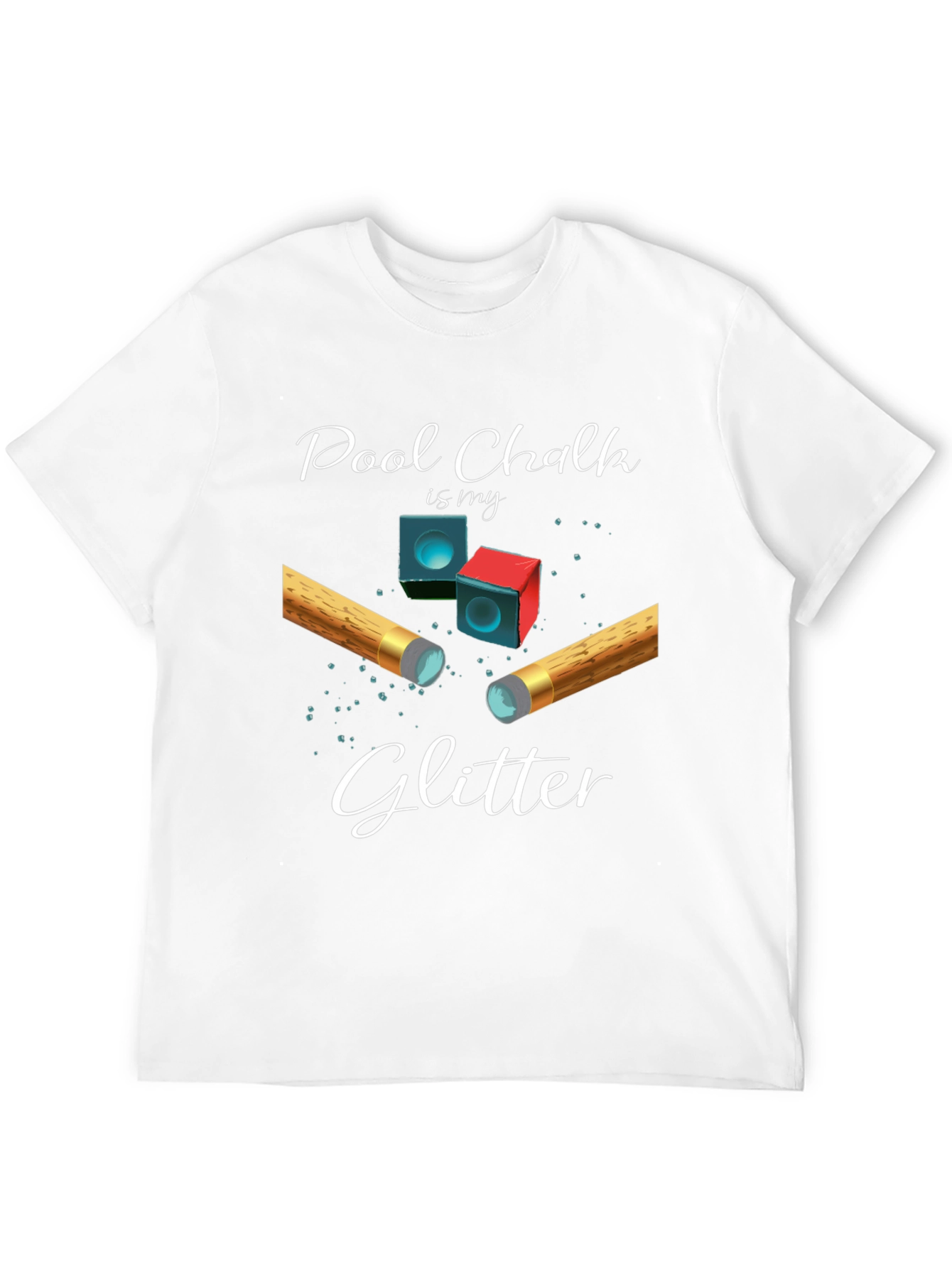 Pool Chalk Glitter T-Shirt