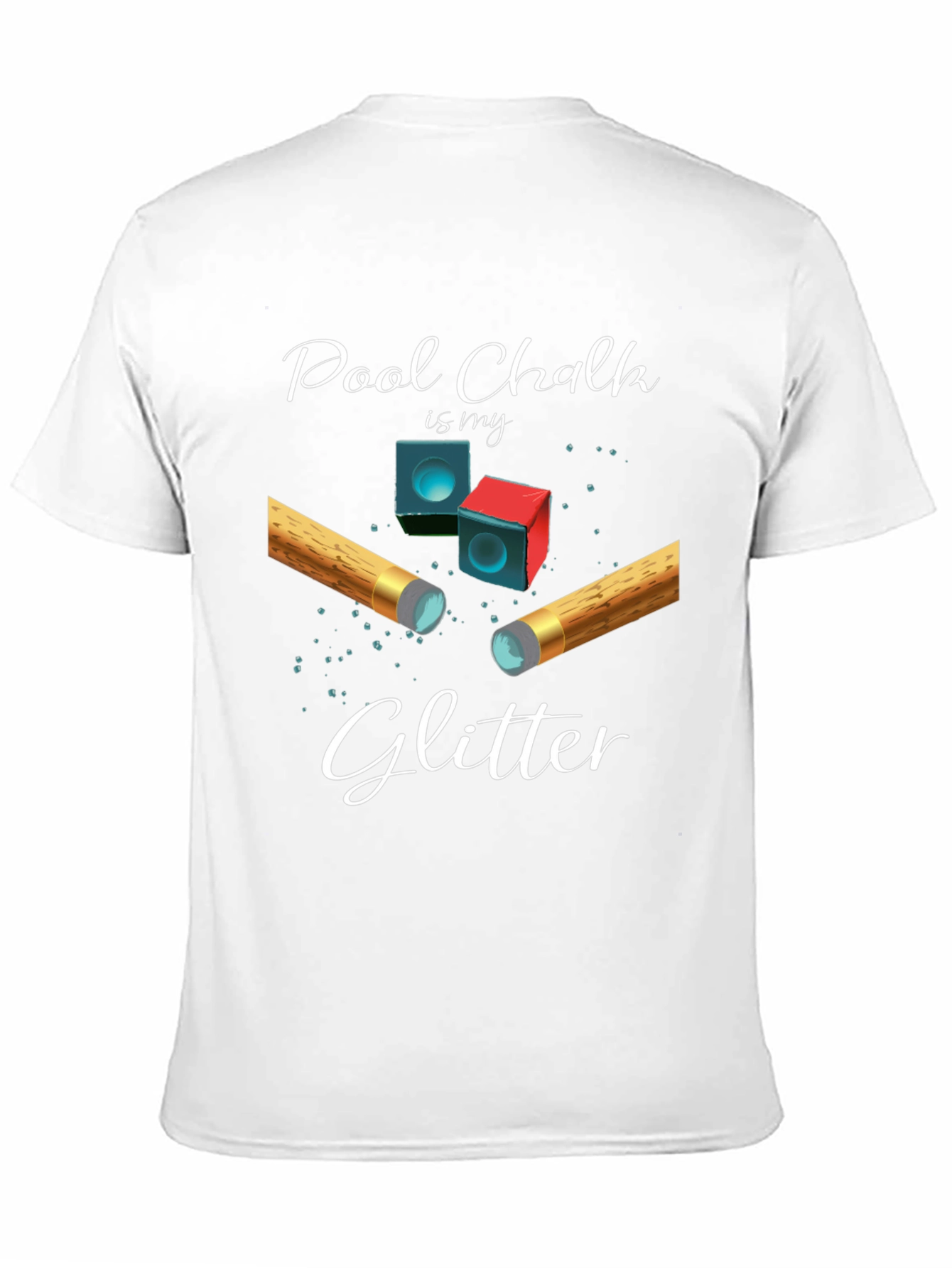 Pool Chalk Glitter T-Shirt