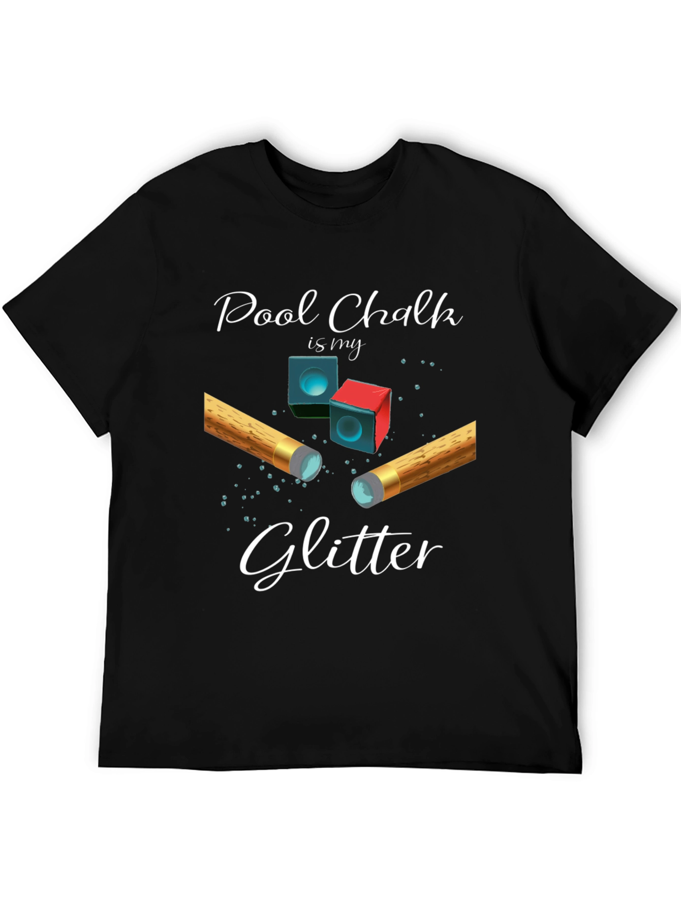 Pool Chalk Glitter T-Shirt