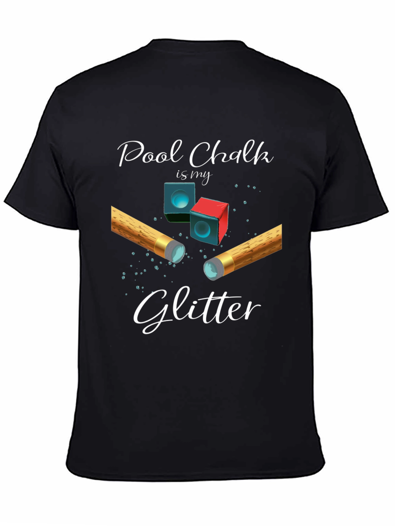 Pool Chalk Glitter T-Shirt