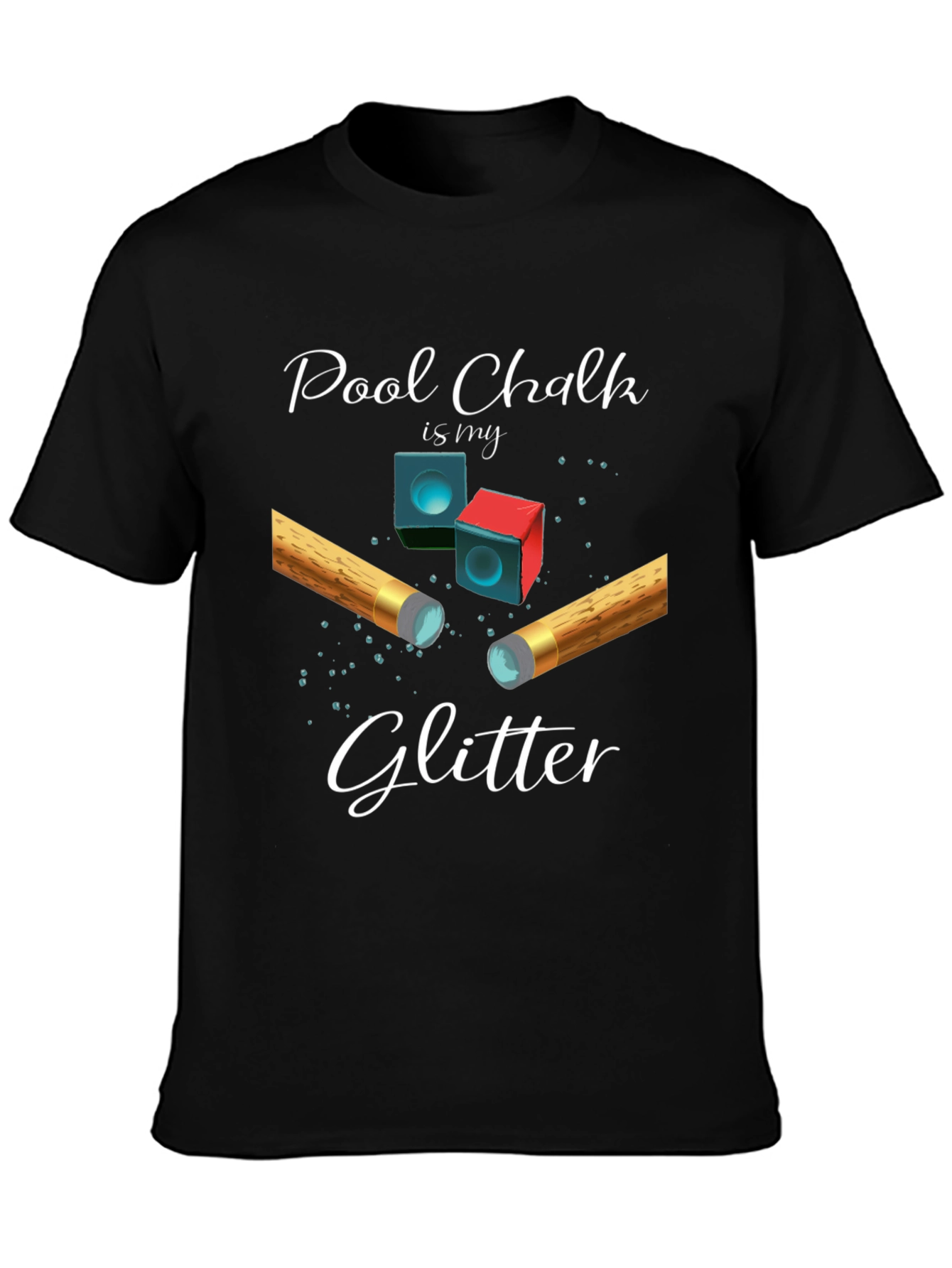 Pool Chalk Glitter T-Shirt