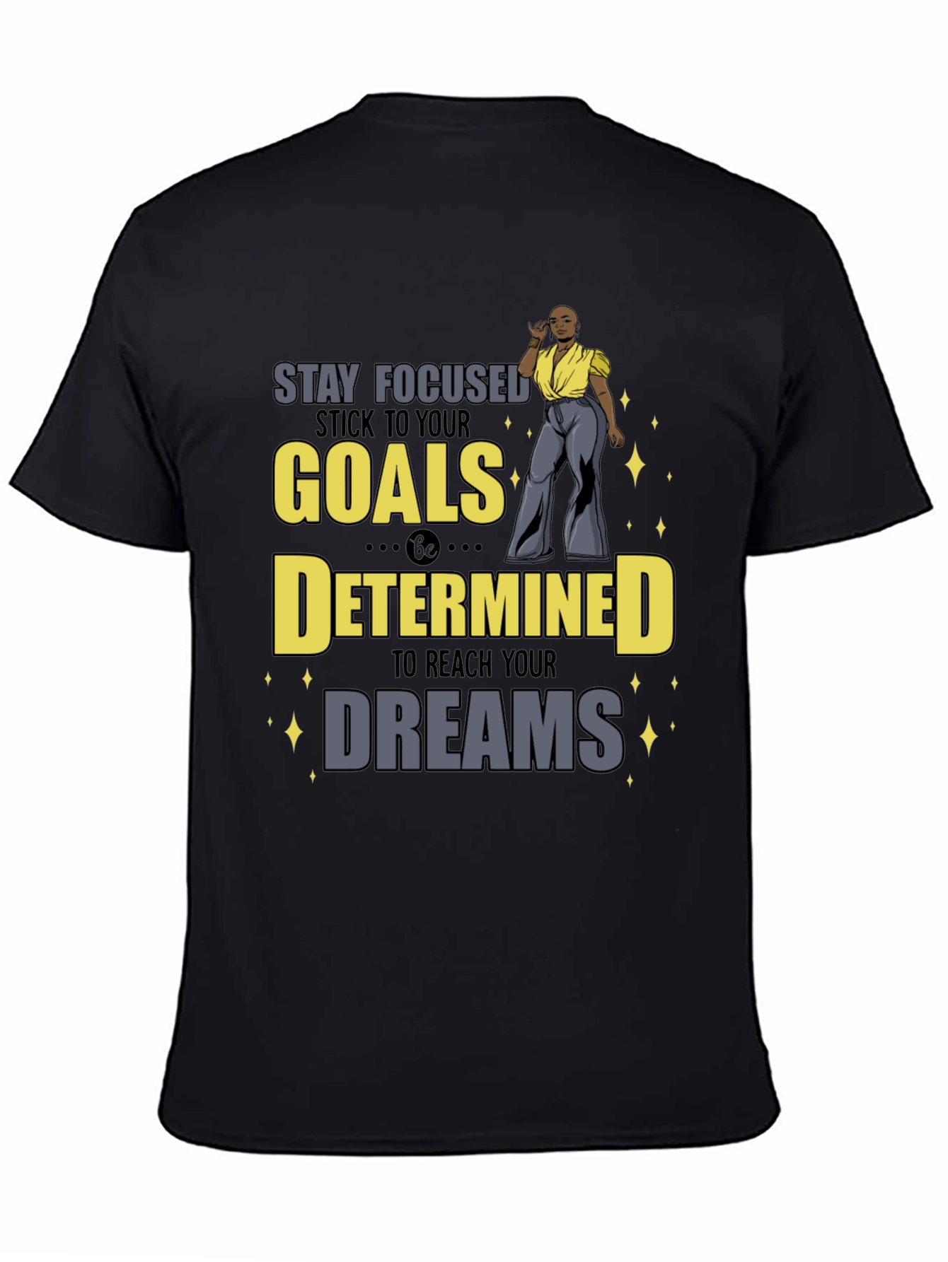 Stay Focused Motivational T-Shirt