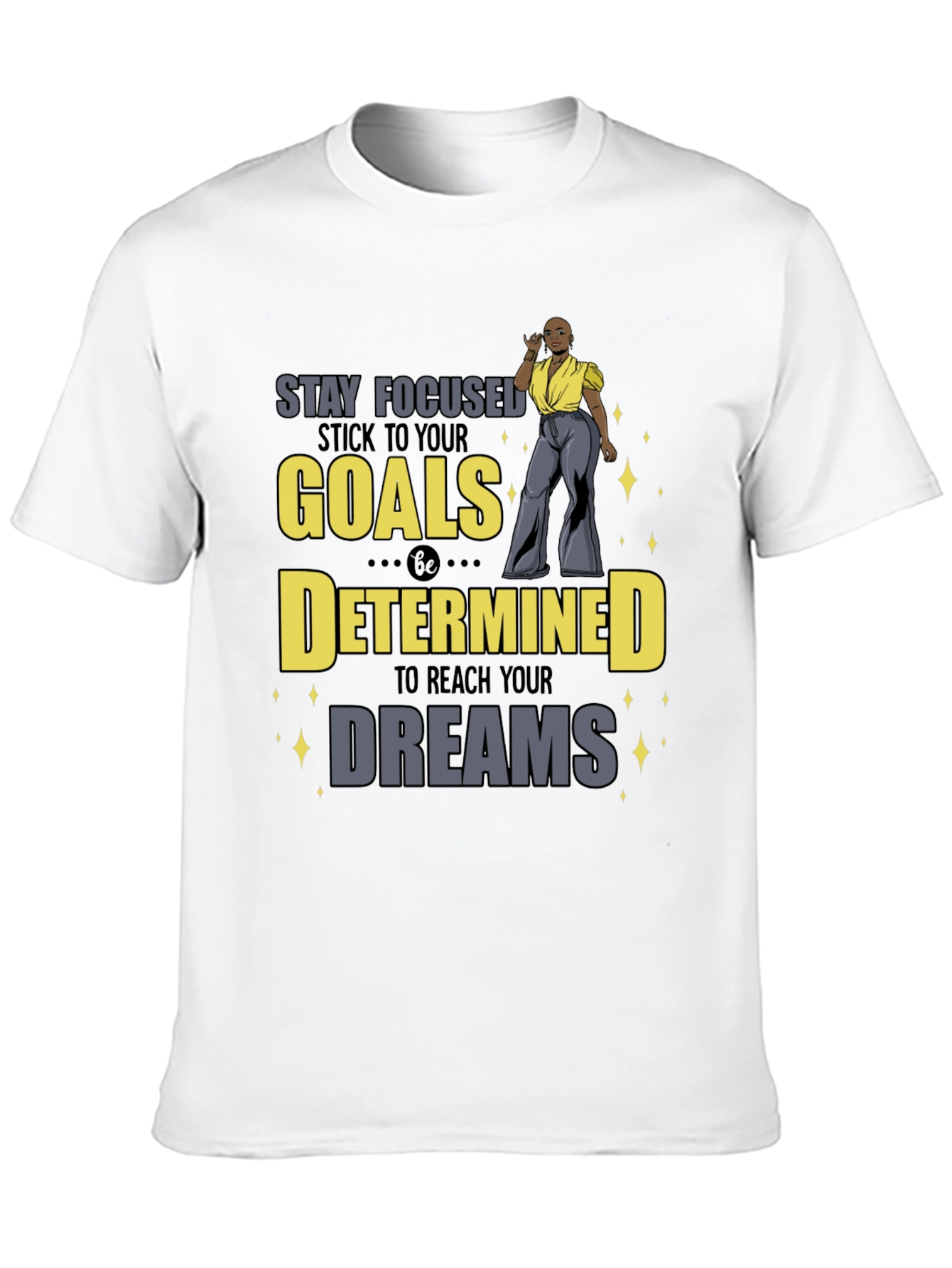 Stay Focused Motivational T-Shirt