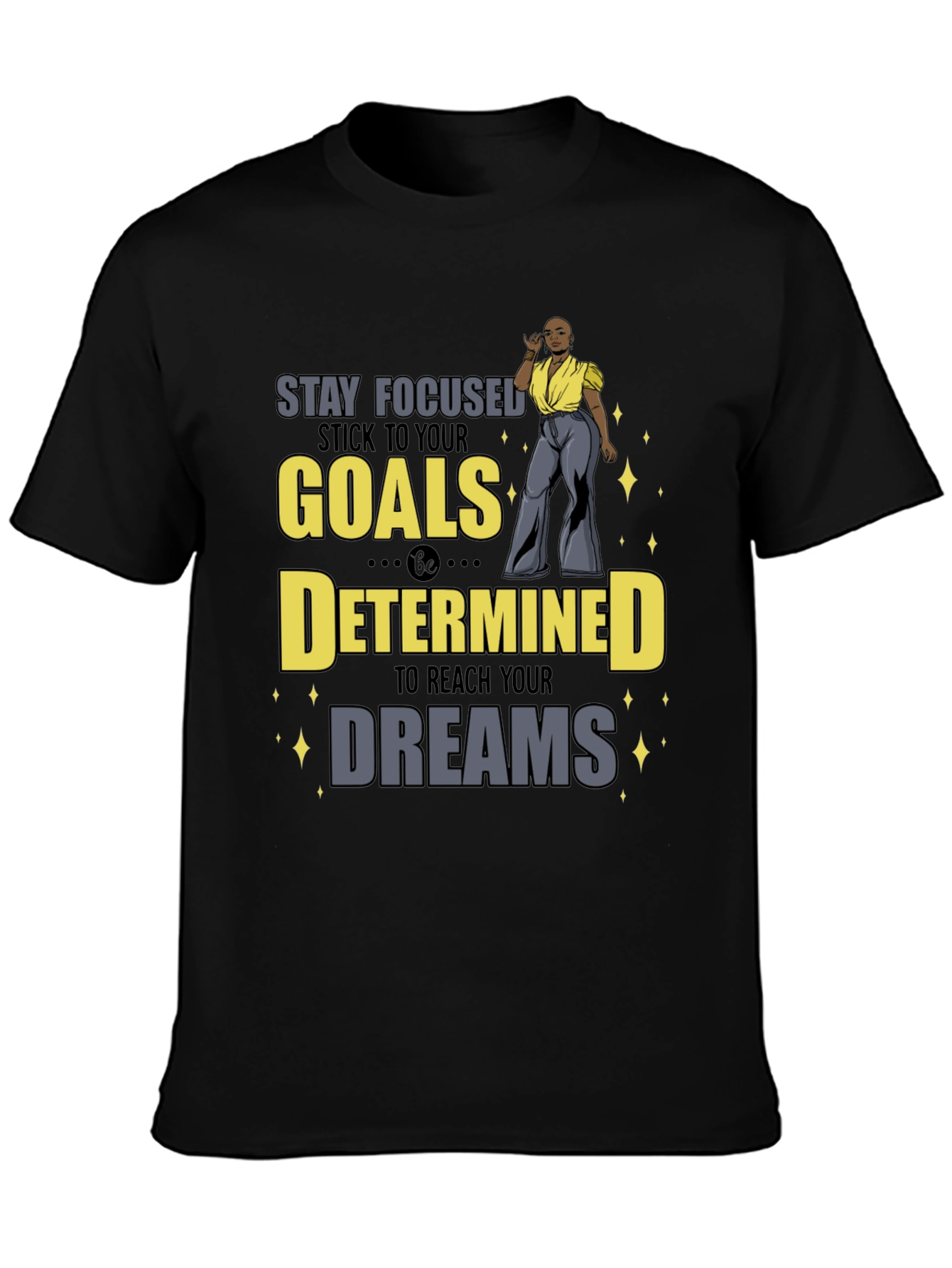 Stay Focused Motivational T-Shirt