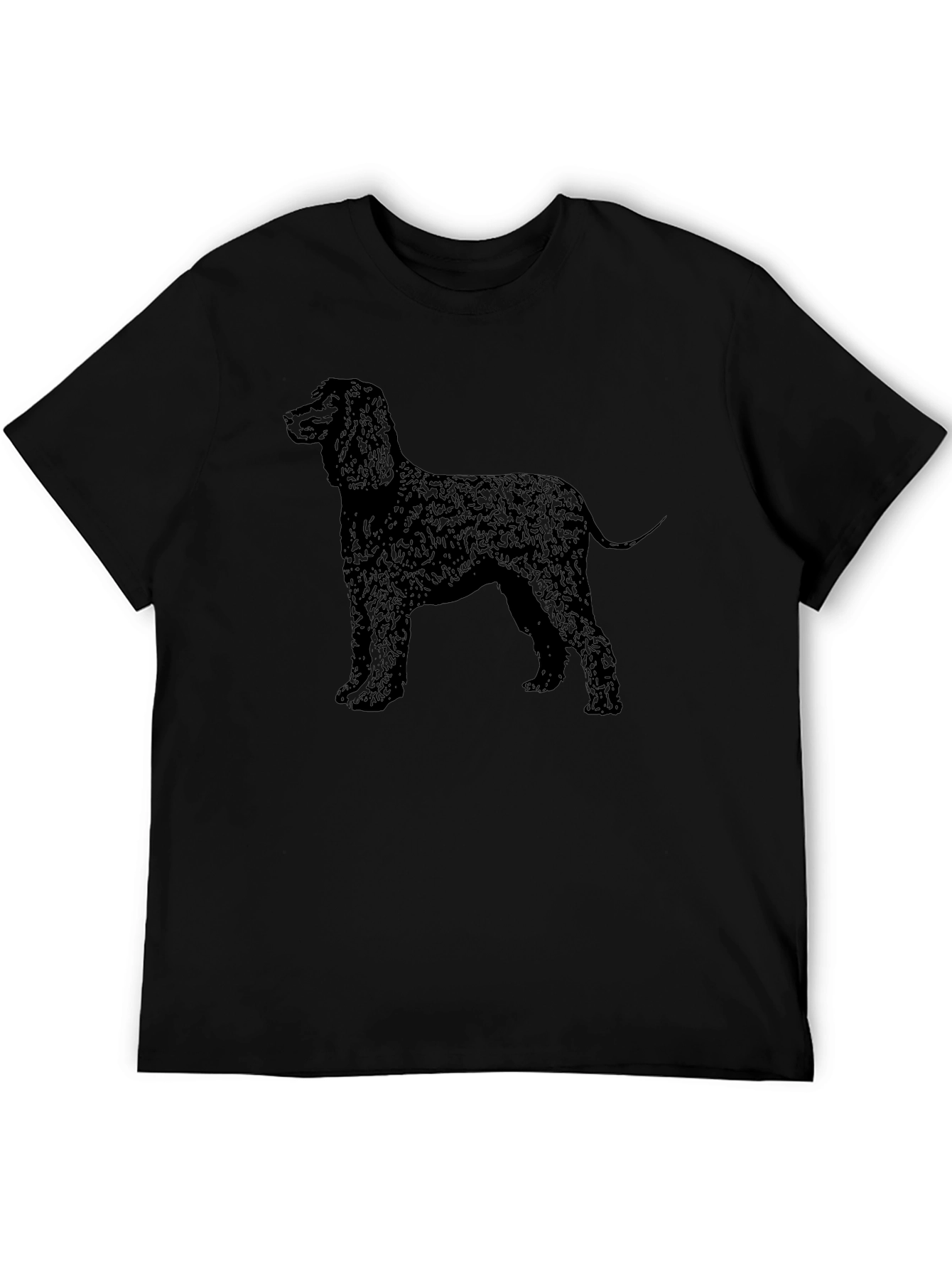 Dog Breed Silhouette Black Graphic Tee