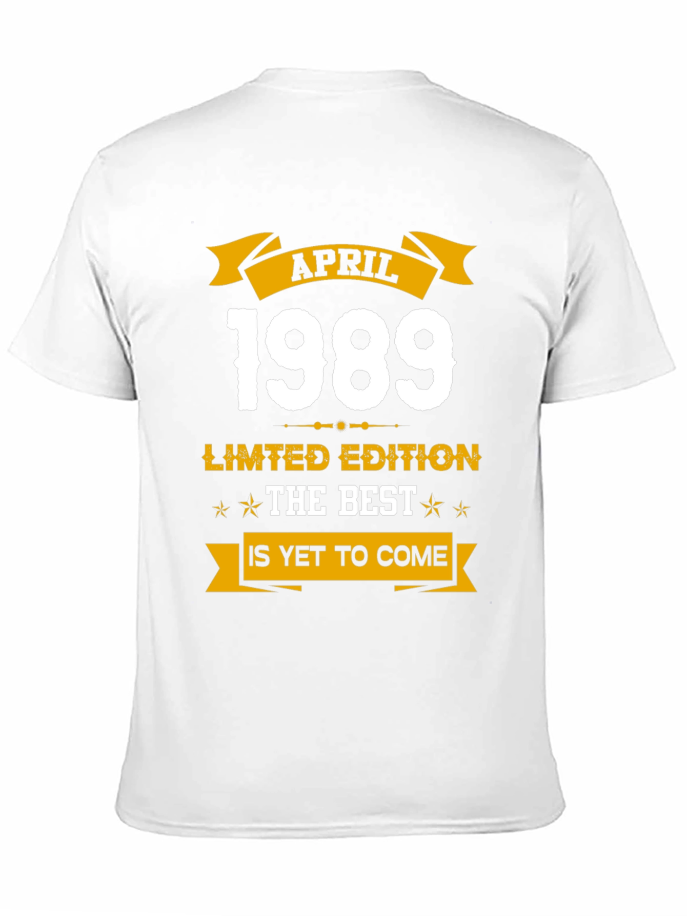 April 1989 Limited Edition Birthday T-Shirt