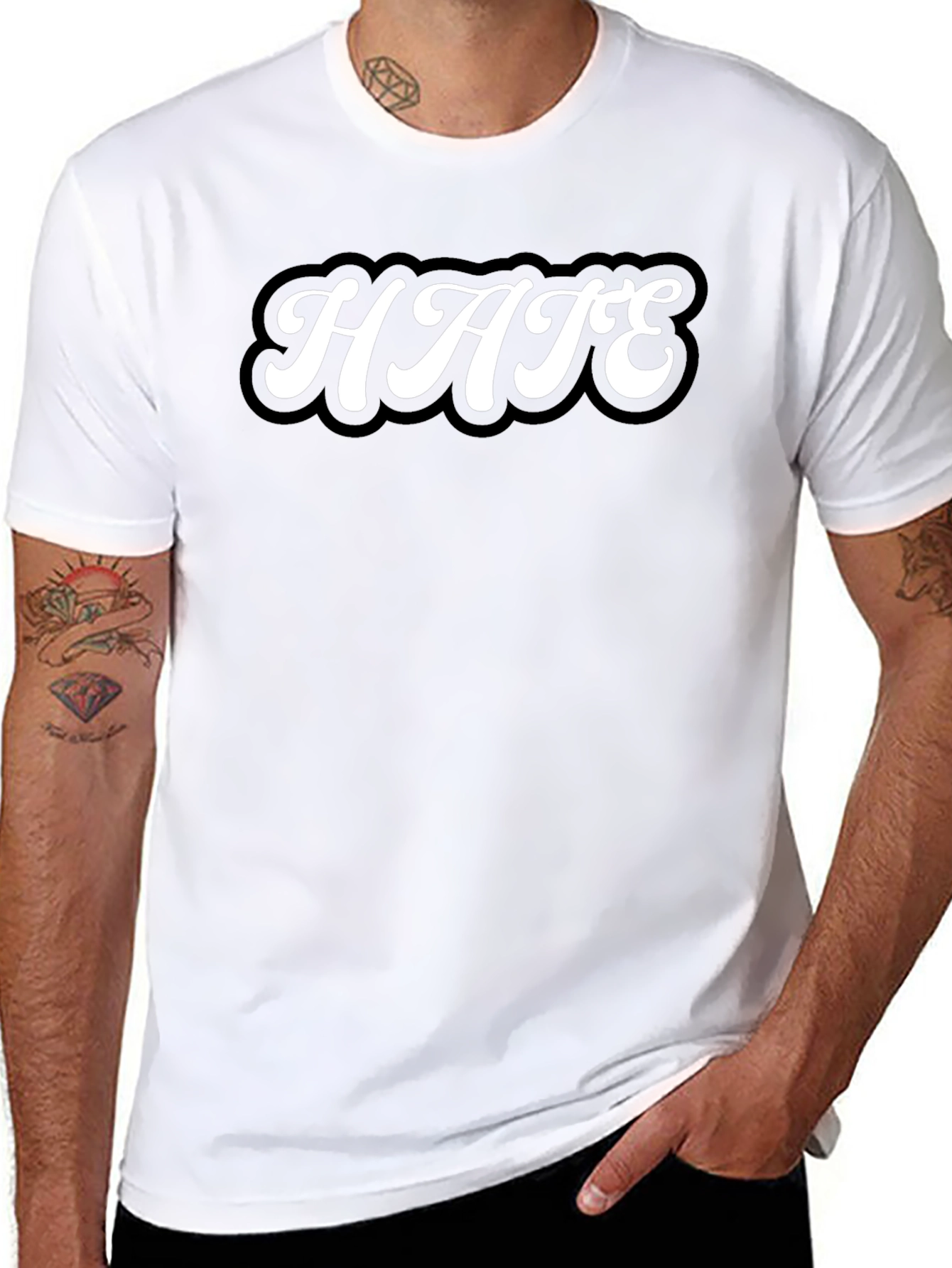 HATE Graphic T-Shirt - Bold Statement Tee