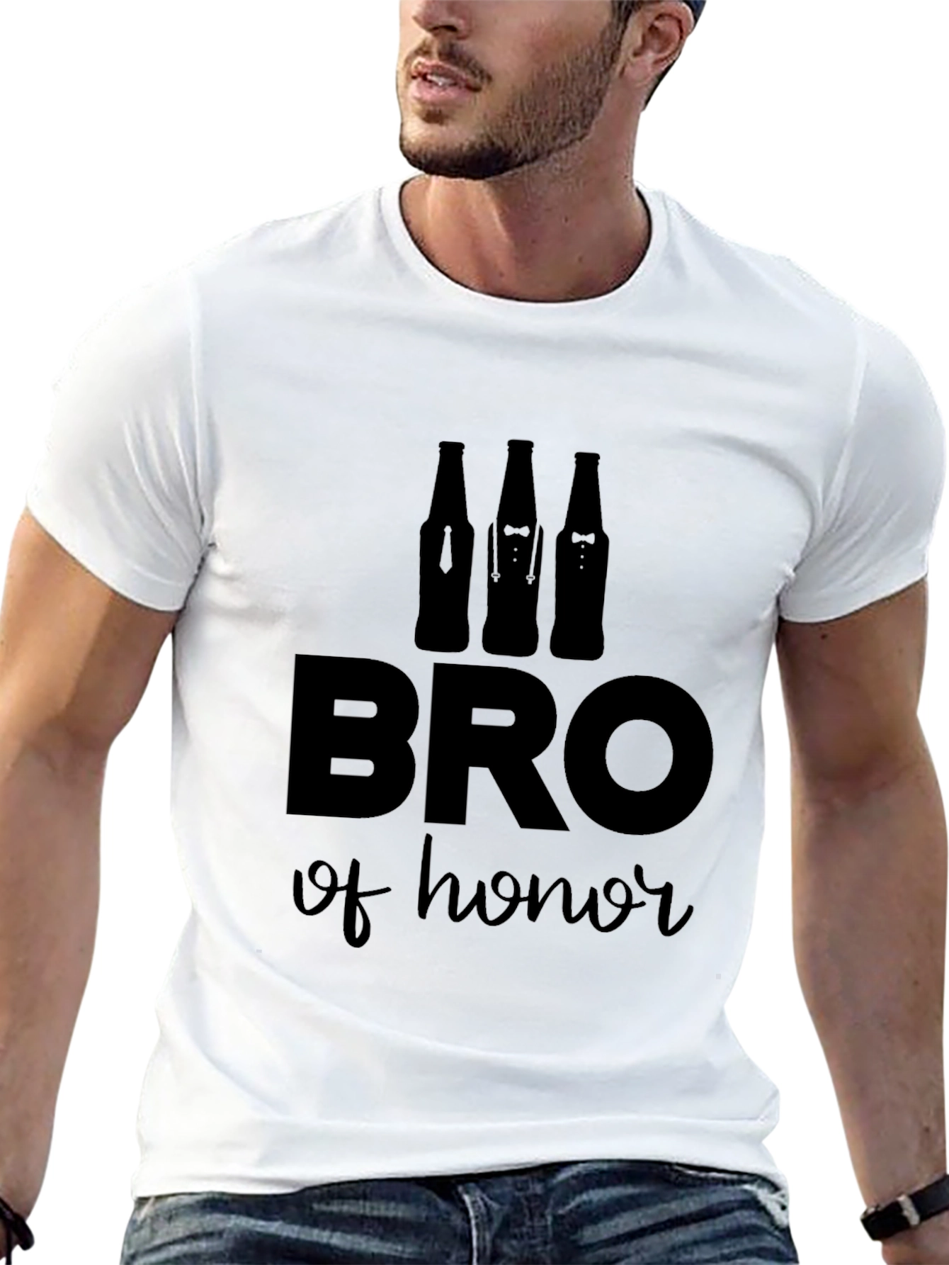 Bro of Honor Black Graphic Tee