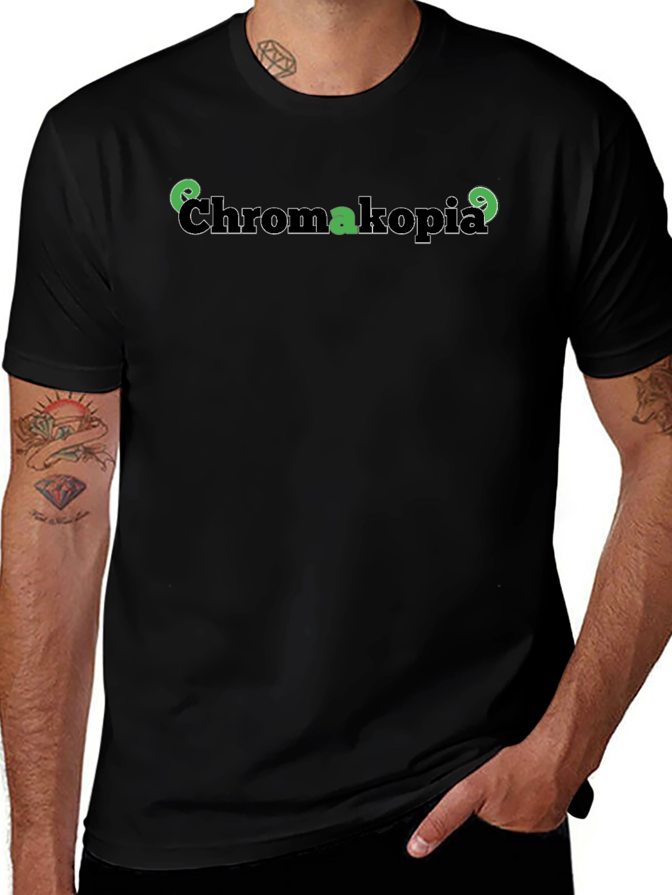 Chromakopia Graphic Print Tee - Black Cotton Blend