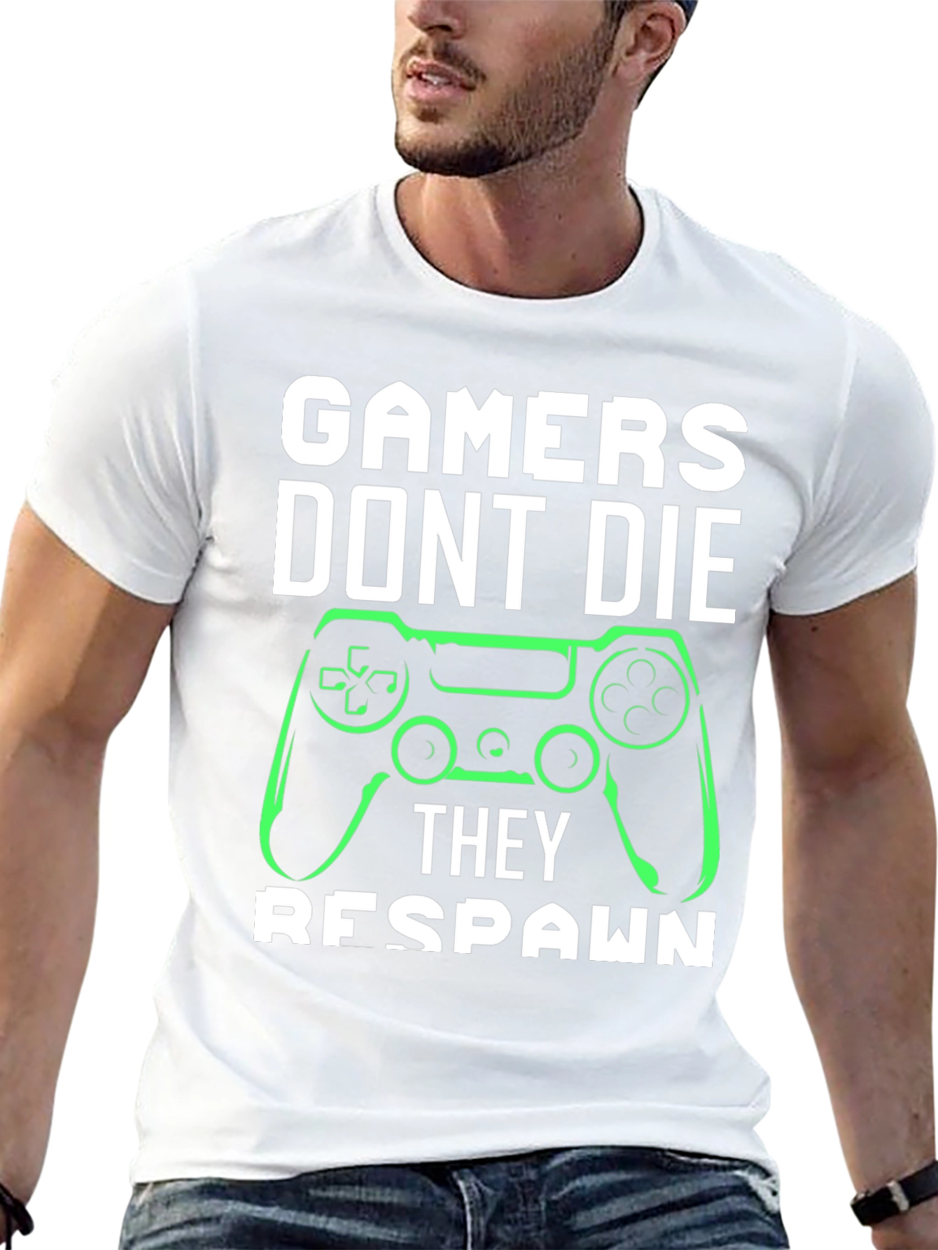 Gamers Dont Die - They Respawn Tee