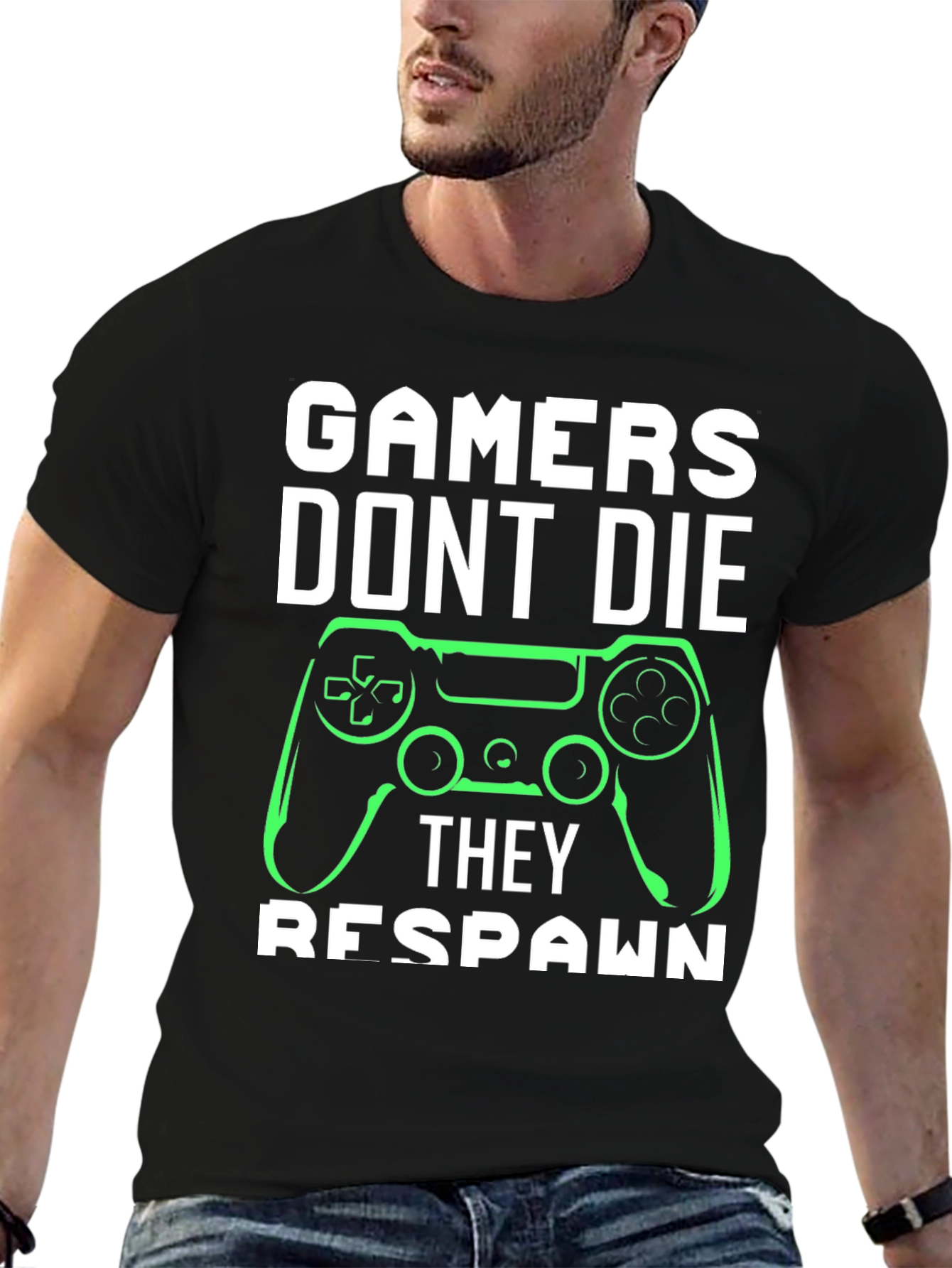 Gamers Dont Die - They Respawn Tee