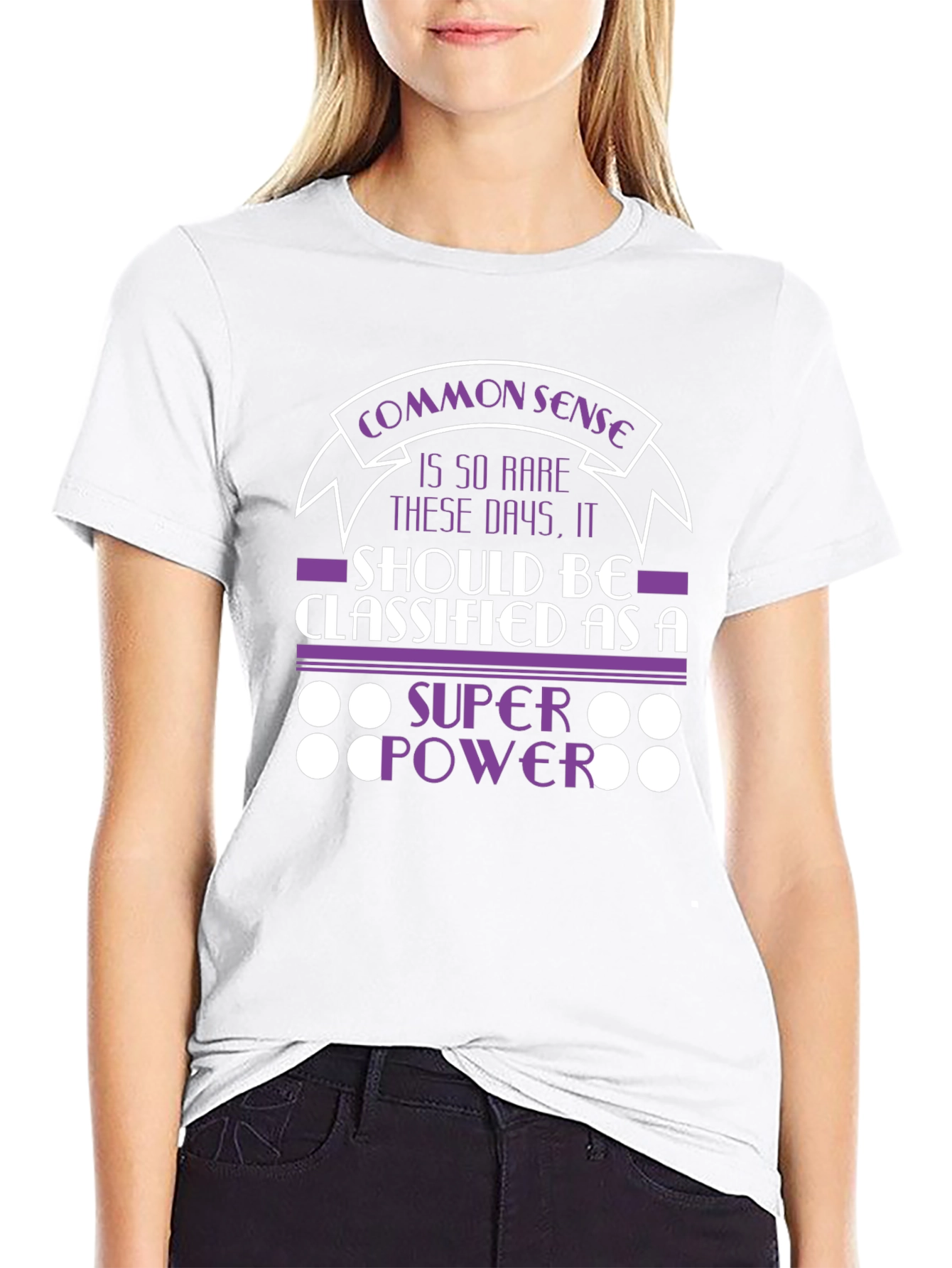 Common Sense Super Power Graphic Tee