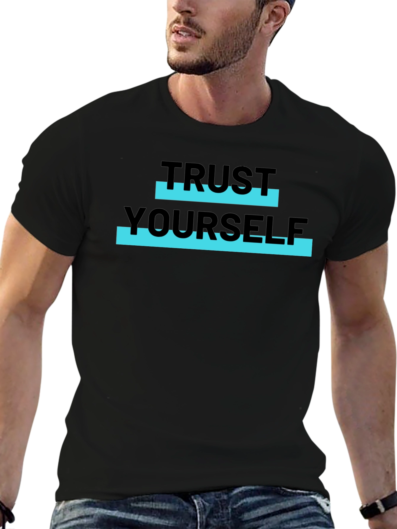 Trust Yourself Black T-Shirt