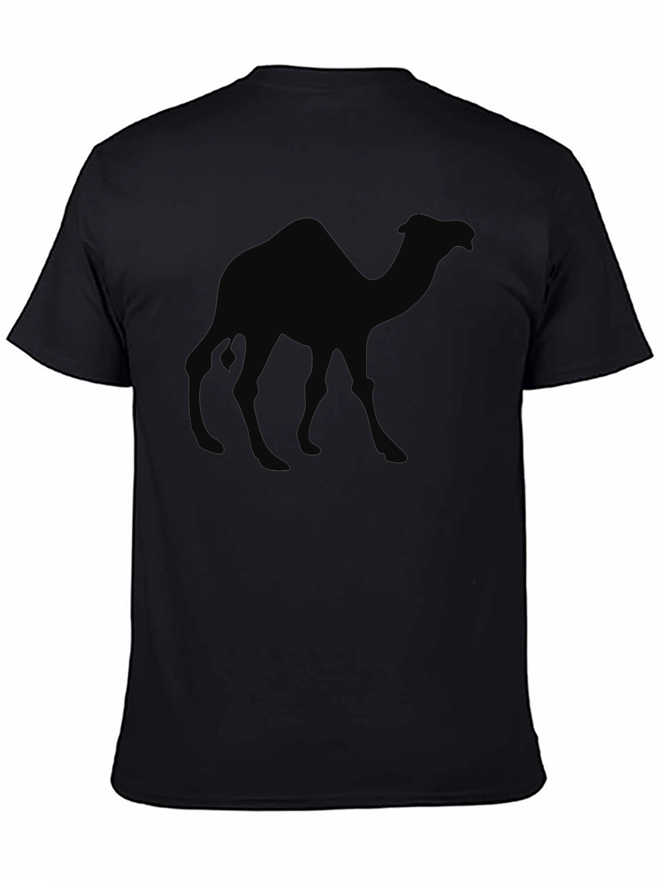 Camel Silhouette Black T-Shirt