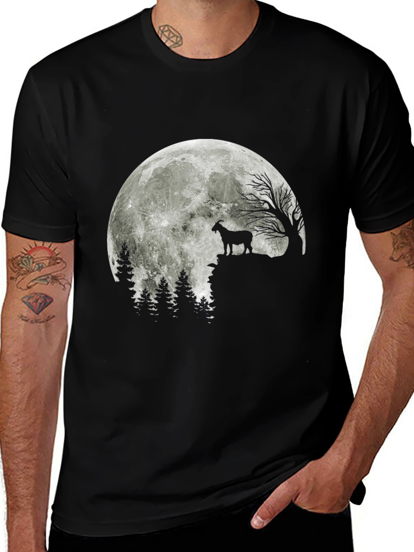 Goat Moon Graphic Tee