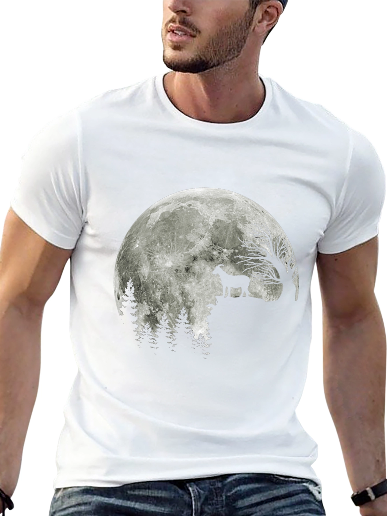 Goat Moon Graphic Tee