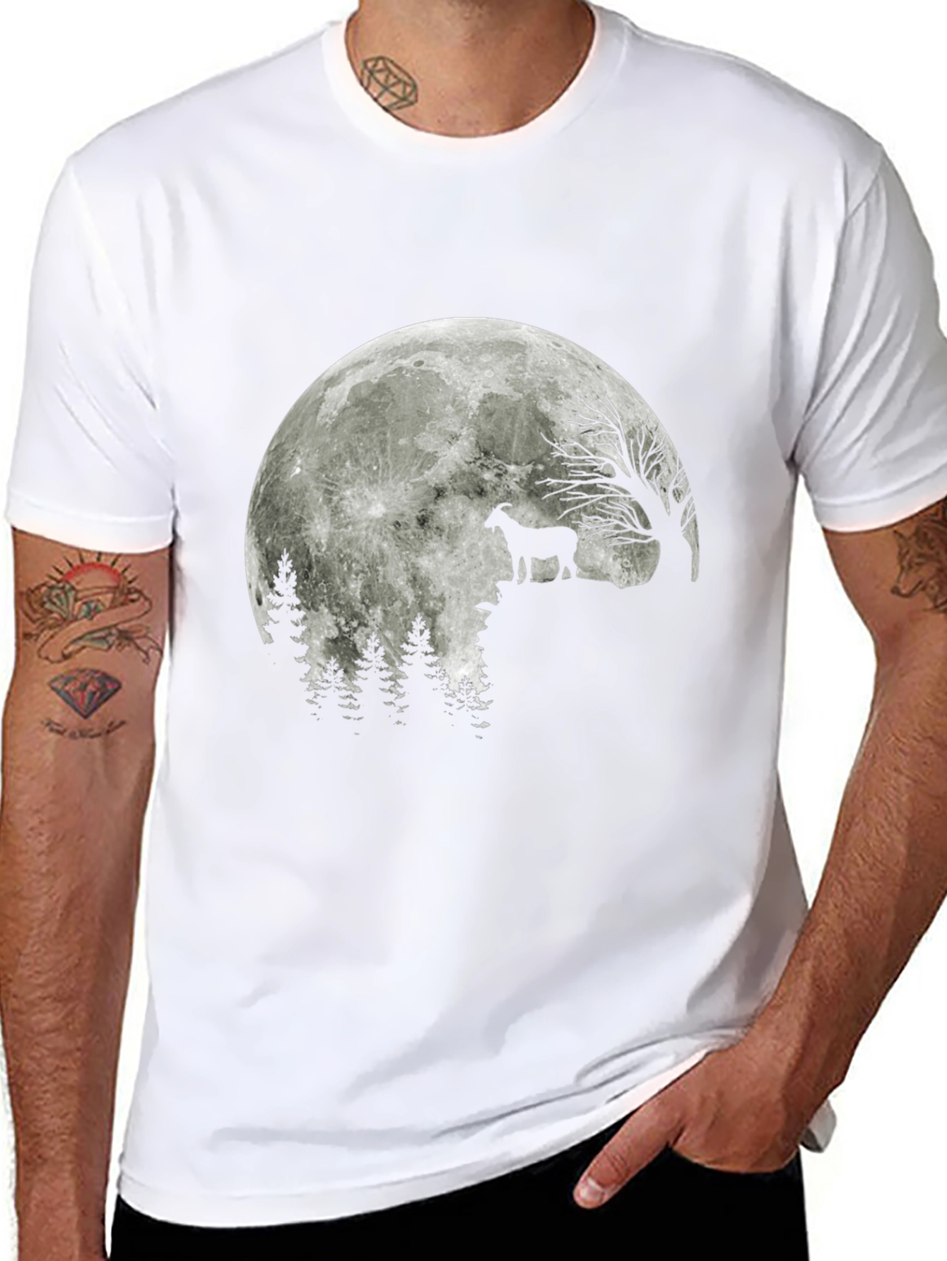 Goat Moon Graphic Tee