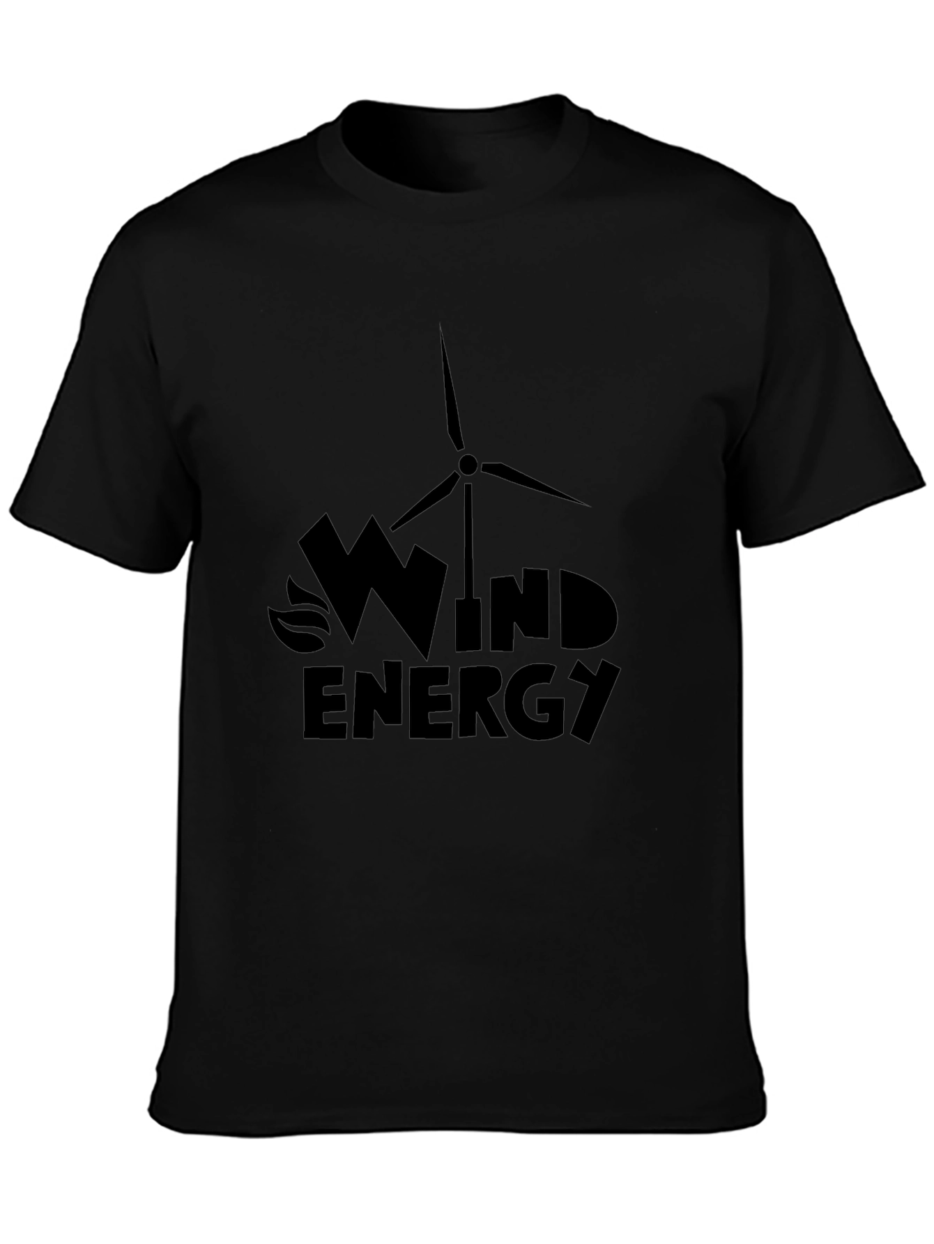 Wind Energy Graphic Tee - Eco-Friendly Fashion